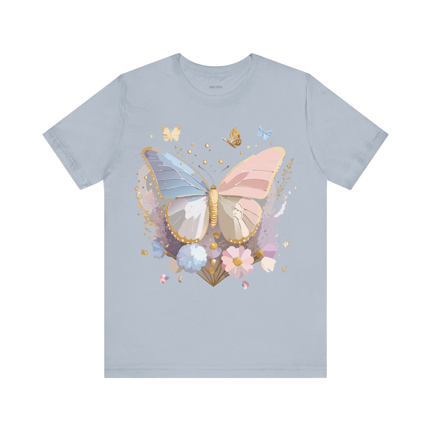 Butterfly Graphic Tee Adelpha Unisex Short Sleeve Shirt Vintage Inspired Art