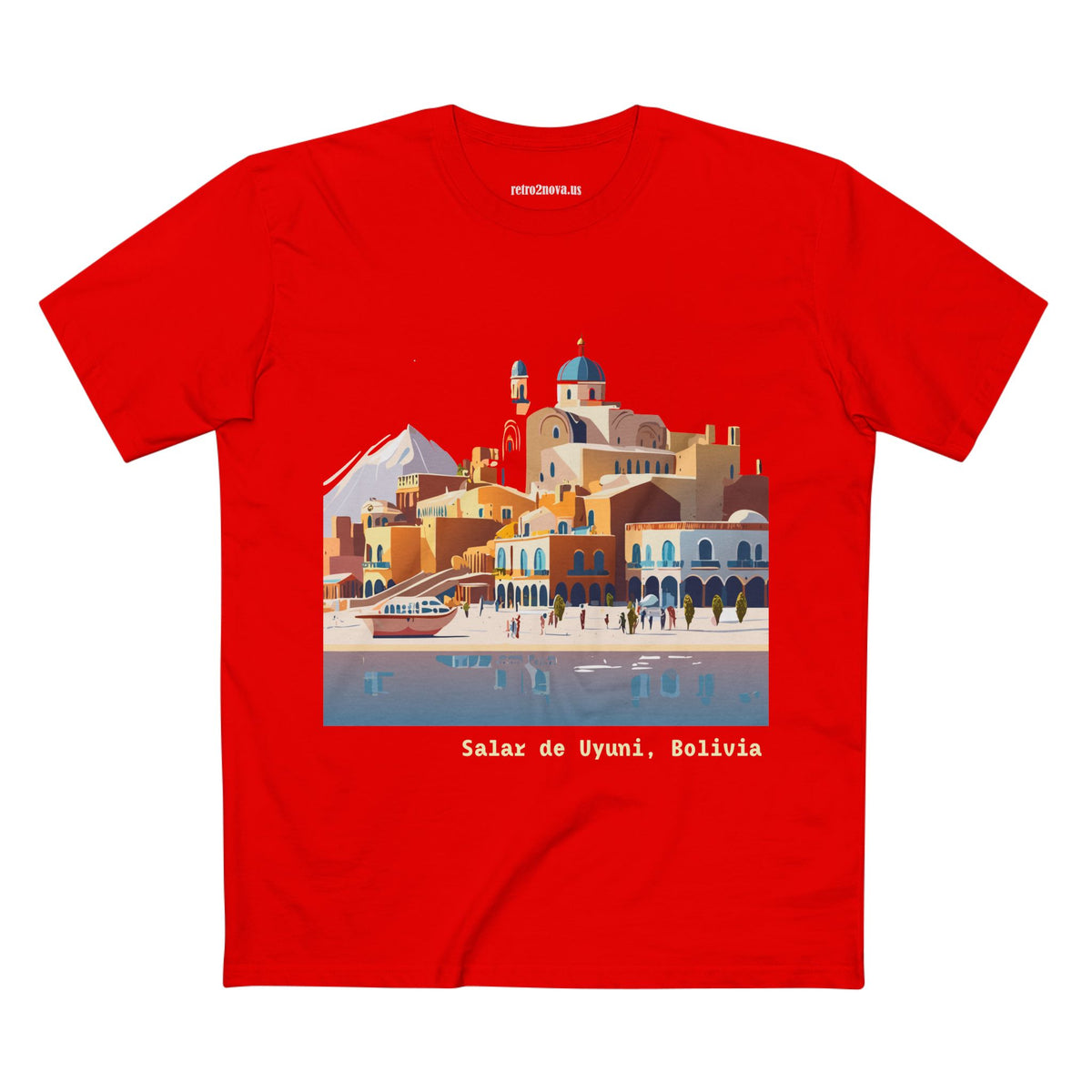 Salar de Uyuni Bolivia Landscape T-Shirt | Travel Scene Tee