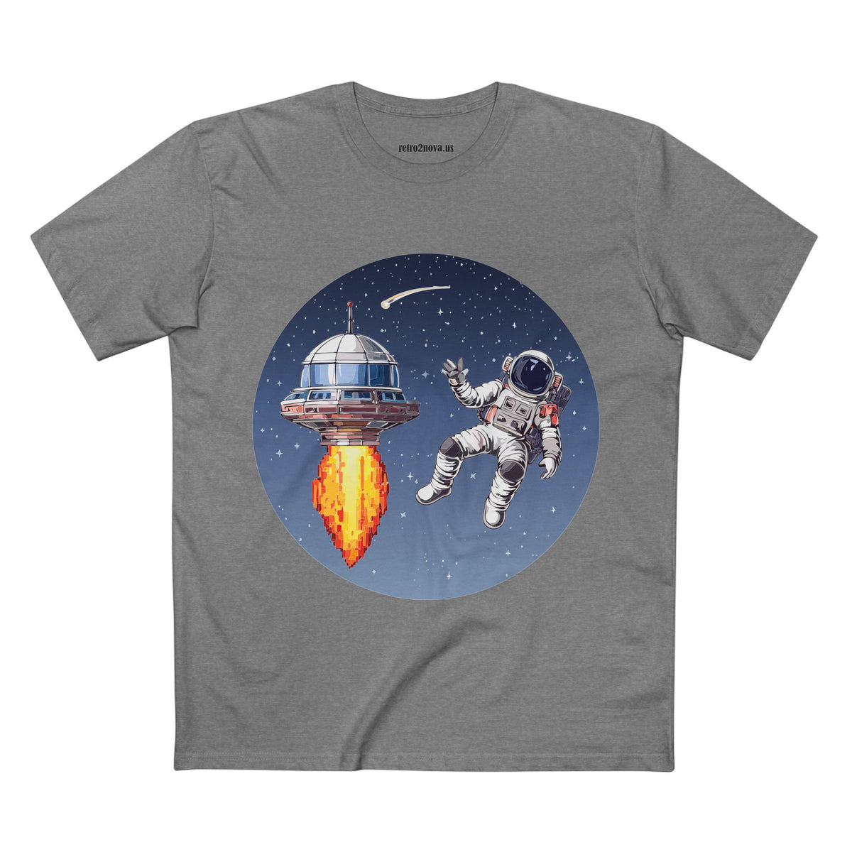 Cosmos Astronaut Graphic Tee Staple Unisex 100 Cotton Tee Shirt - CS-14