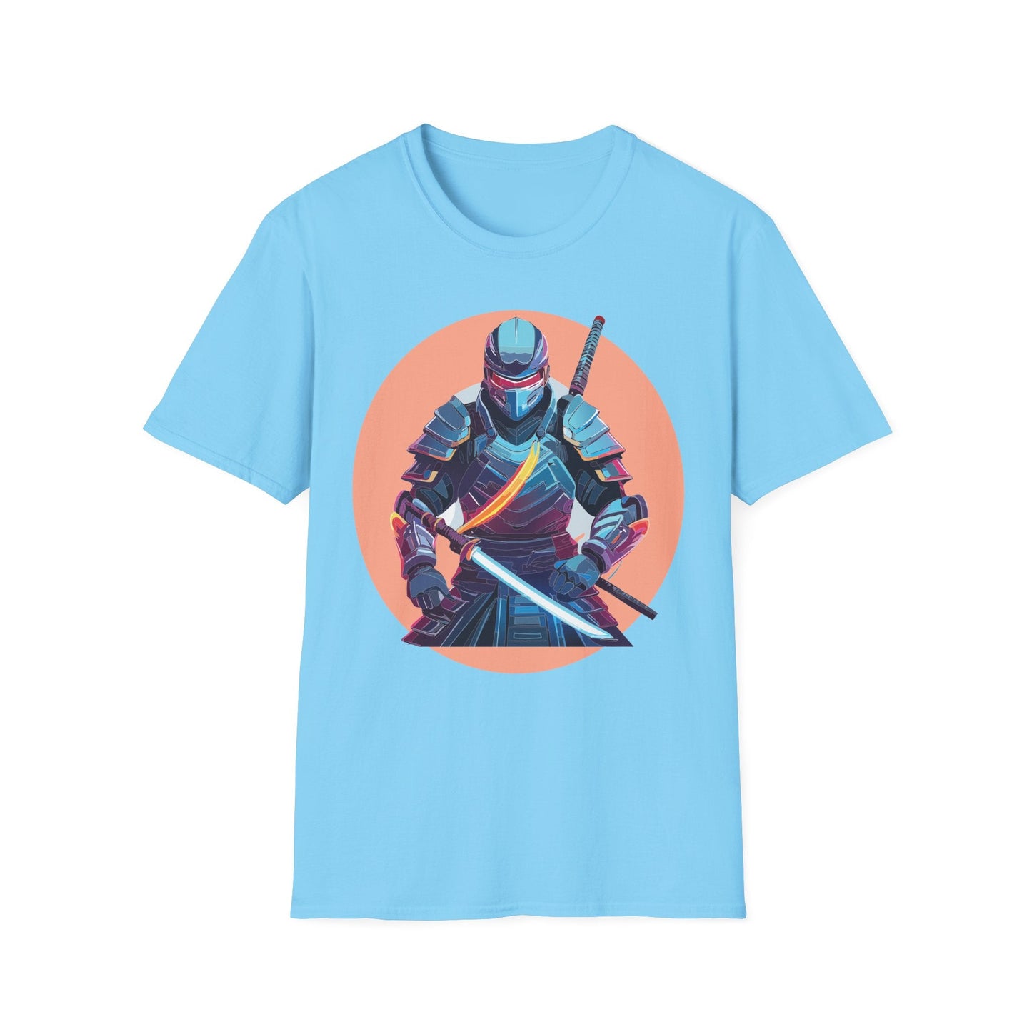 Samurai Shirt Unisex T Shirt 100 Percent Ring Spun Cotton Softstyle Tee Gildan 64000