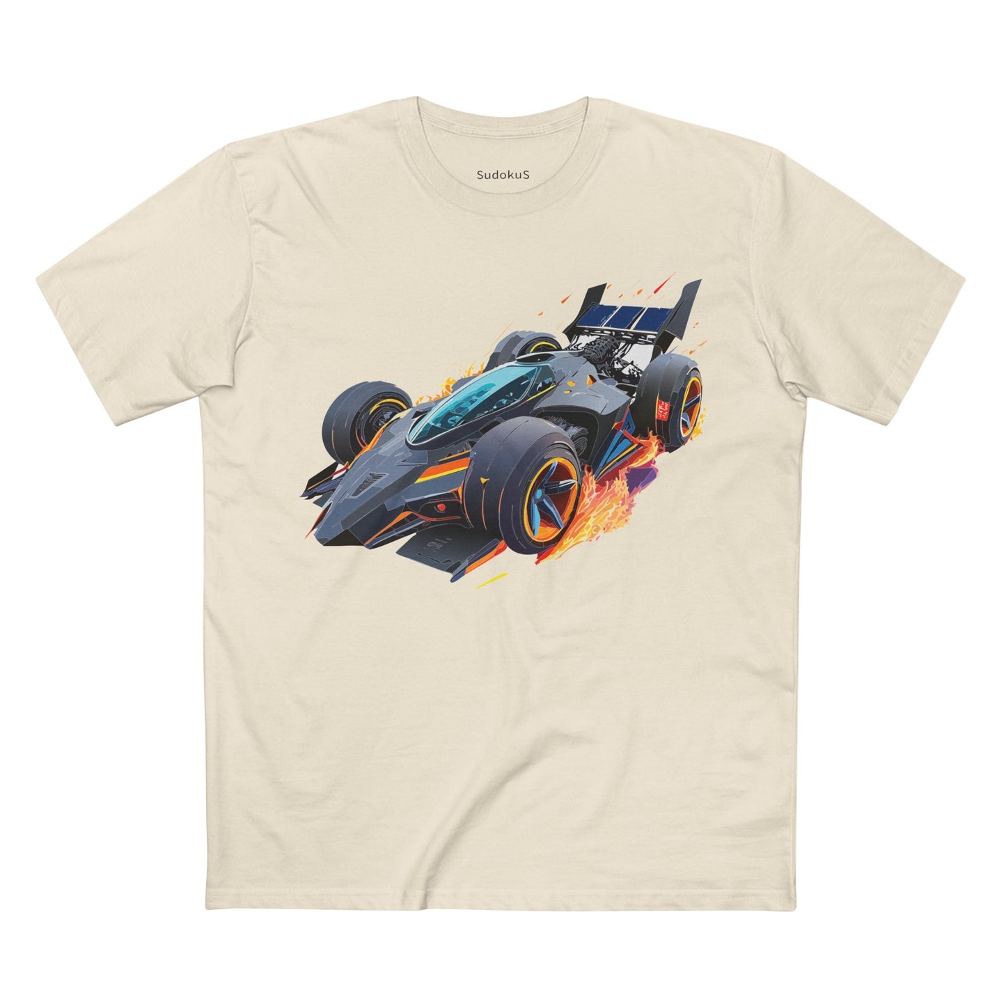 Car Graphic Unisex 100 Cotton Staple Tee 13