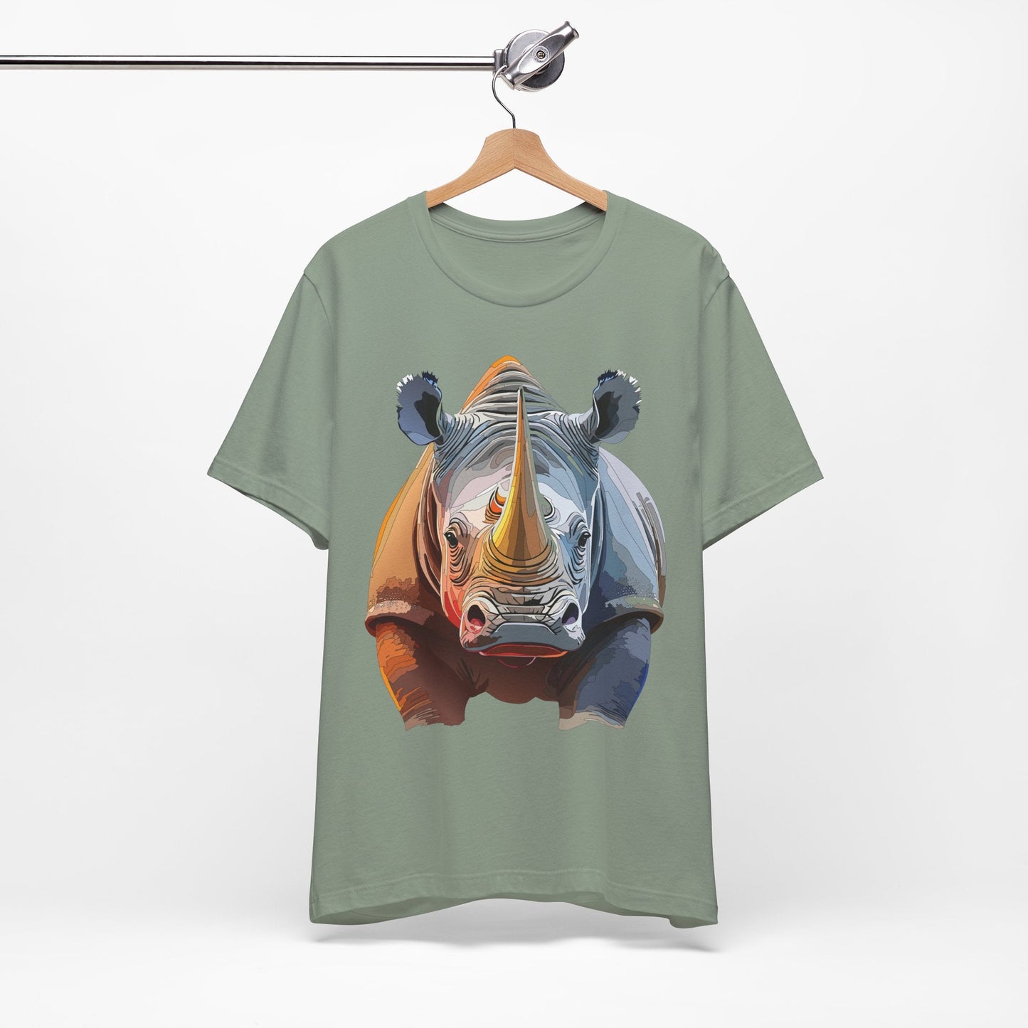 Unisex Animal Graphic Tee Shirt With Art Design Wild Animals Shirt Gildan Softstyle Cotton