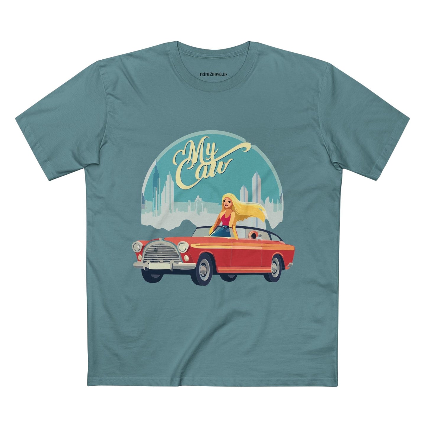 Retro Car Shirts Vintage Car RC13 Unisex Premium Cotton Tee With Original Art Design Retro2Nova