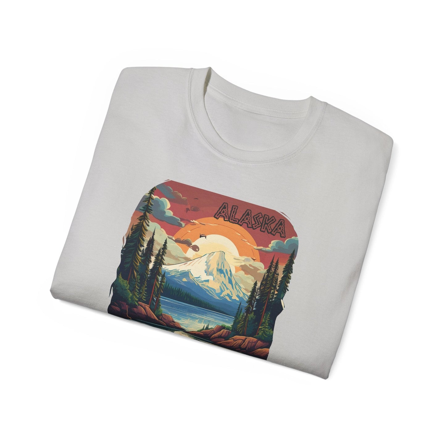 Alaska Graphic Unisex Cotton T‑Shirt 3