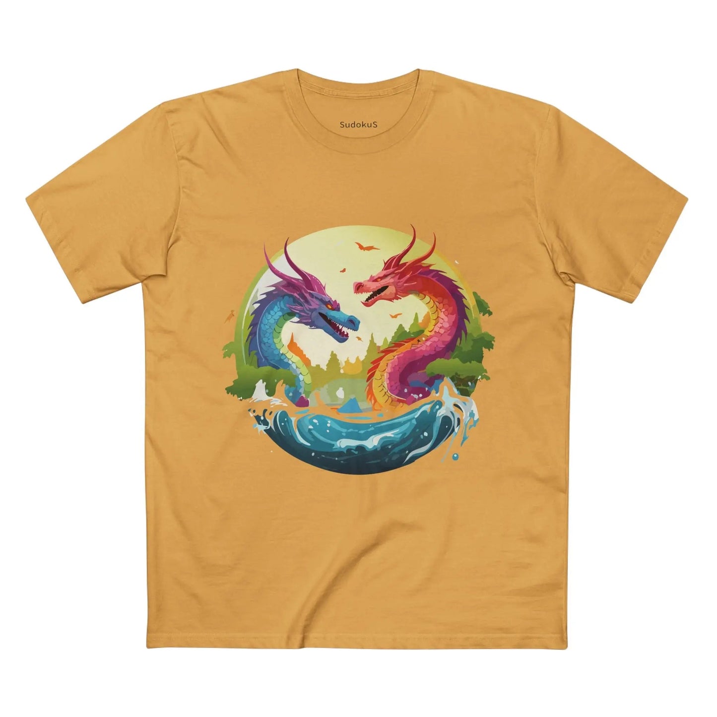 Dragon Graphic Unisex 100 Cotton Staple Tee 19