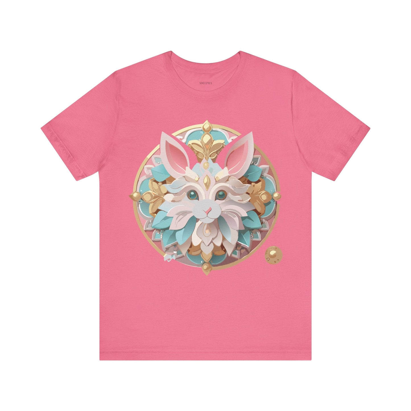 Medallion Graphic Unisex 100 Cotton Vintage Animal Medal Artwork Tee 88