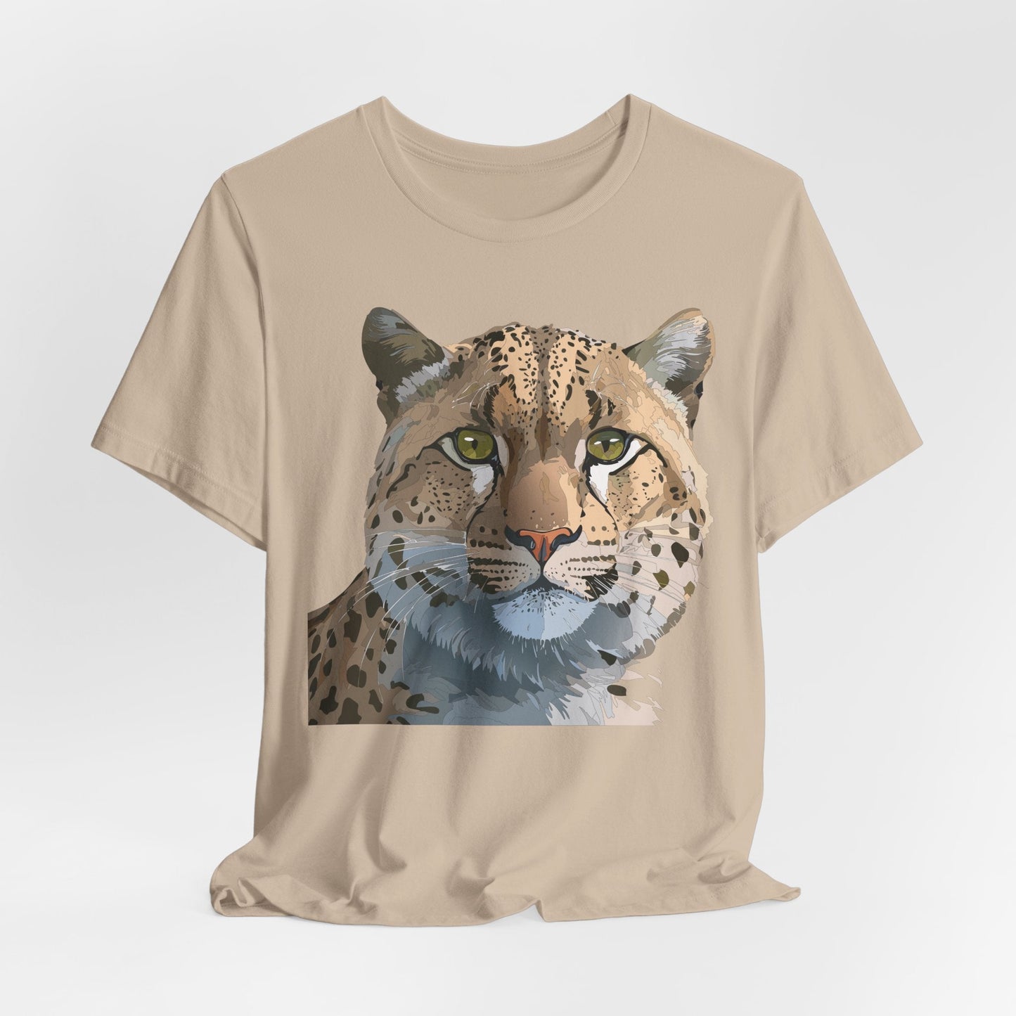 Unisex Animal Shirt With Animals Art Design Tee Short Sleeve Wildlife Print Tee Shirt