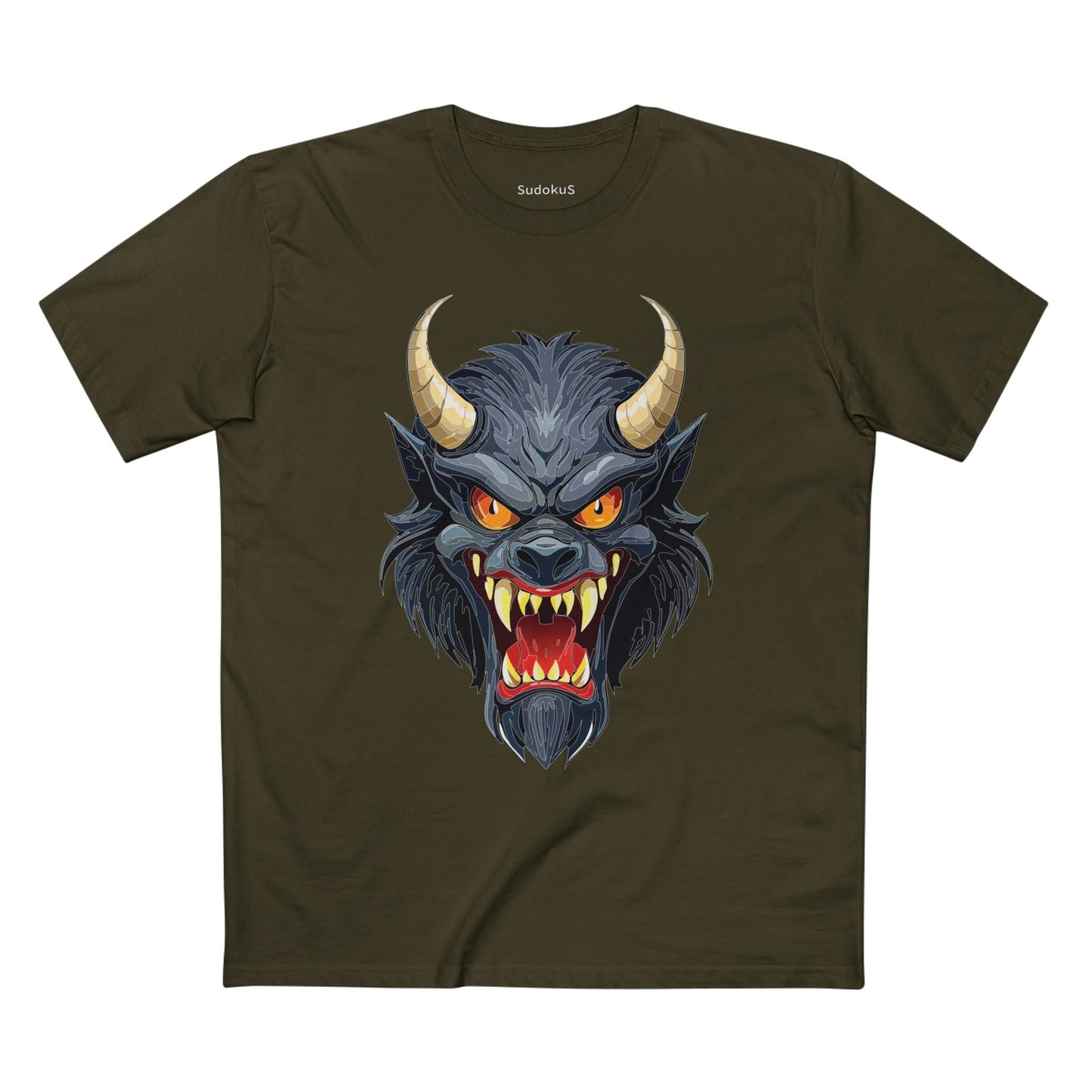 Cartoon Monsters Graphic Unisex 100 Cotton Staple Tee 6