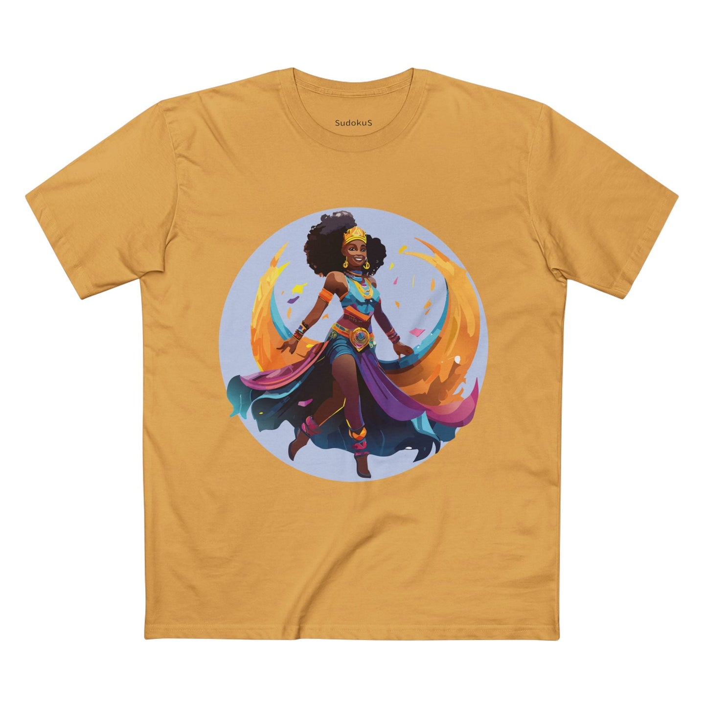 Dancer Graphic Unisex 100 Cotton Staple Tee 19