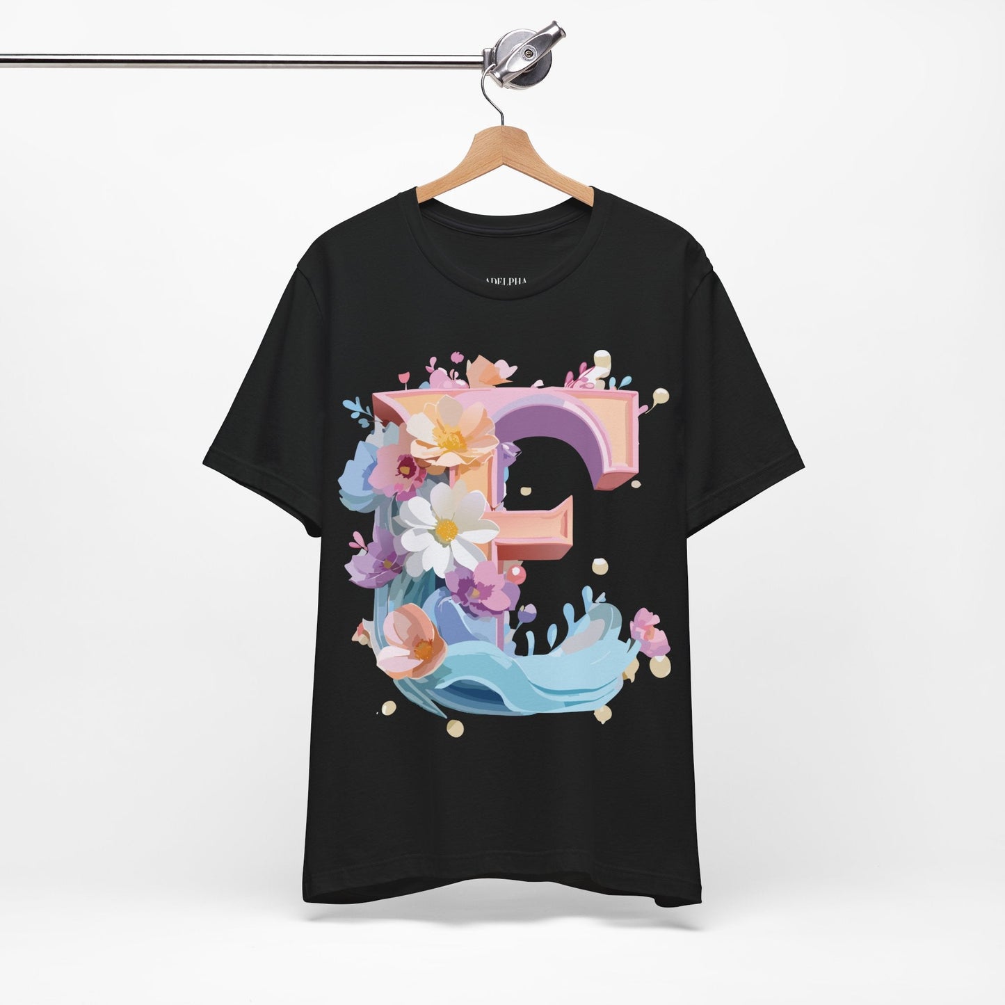 Unisex Letter E Graphic T Shirt By Adelpha Vintage Inspired Artwork Tee For Everyday Wear