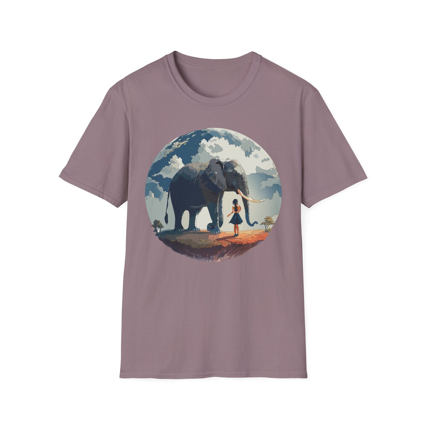 Womens Graphic T Shirt Art Design Tee Softstyle Gildan 64000 100 Percent Ring Spun Cotton