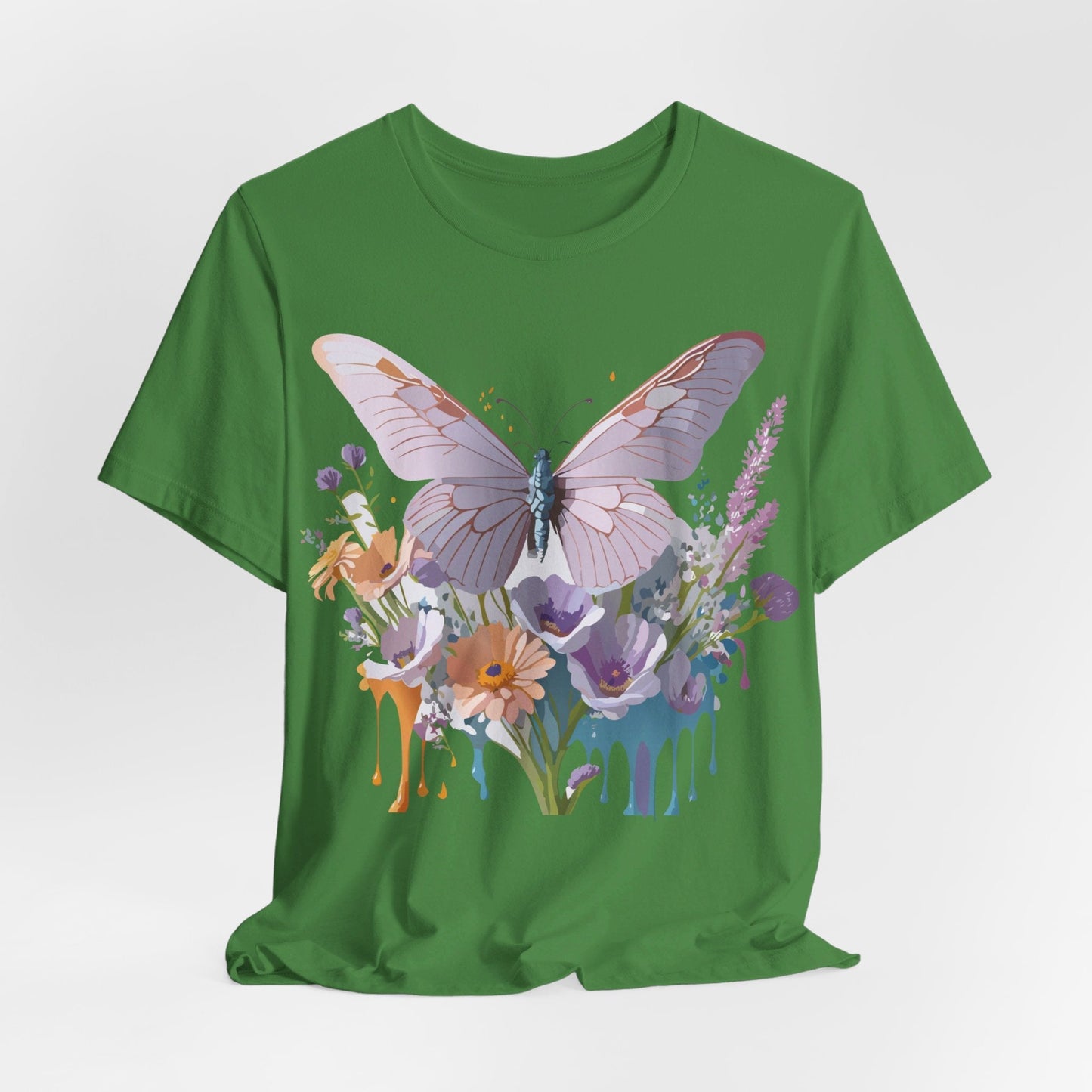 Butterfly Graphic Tee Unisex Short Sleeve Vintage Artwork By Adelpha