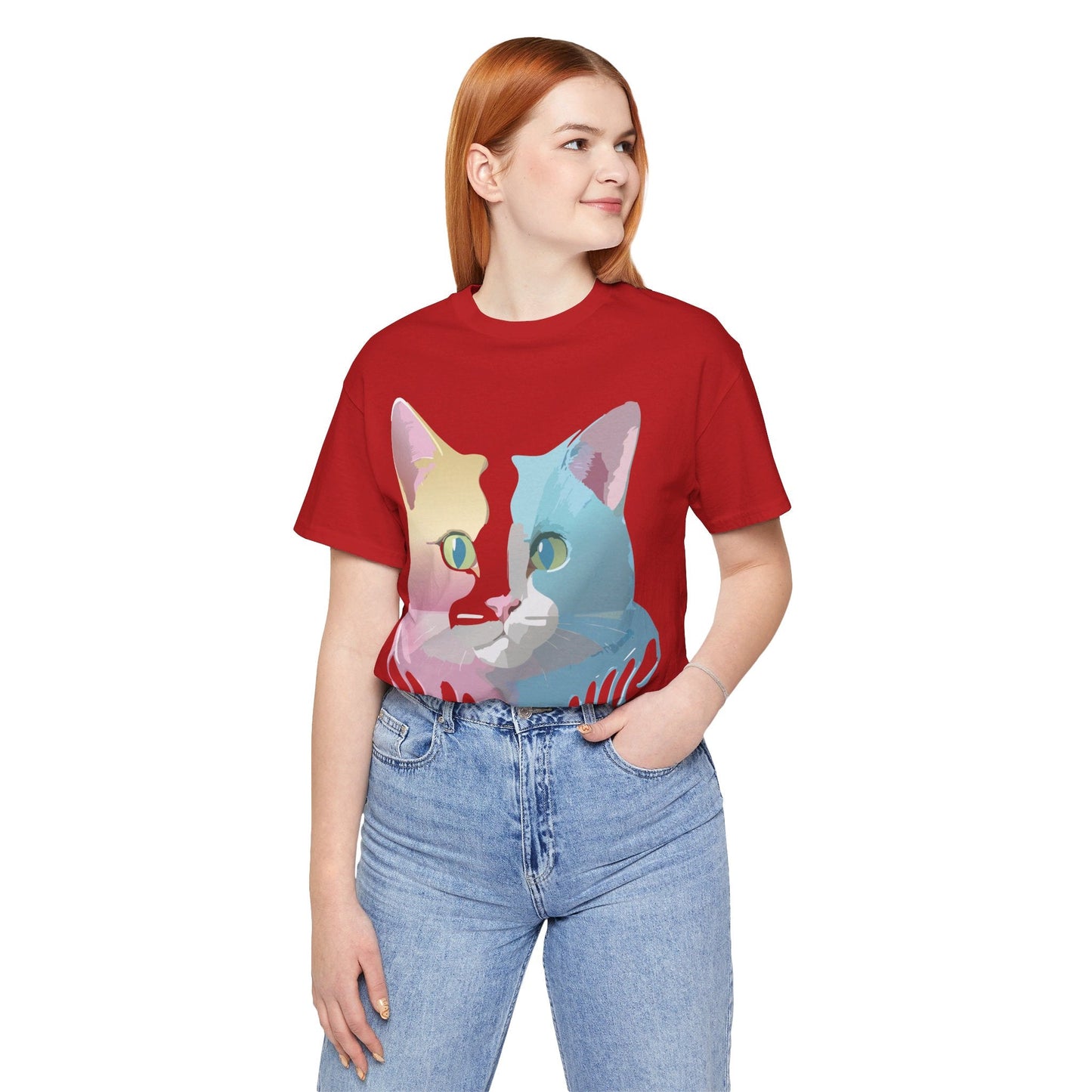 Cat Graphic Tee Unisex Vintage Inspired Shirt By Adelpha Limited Edition