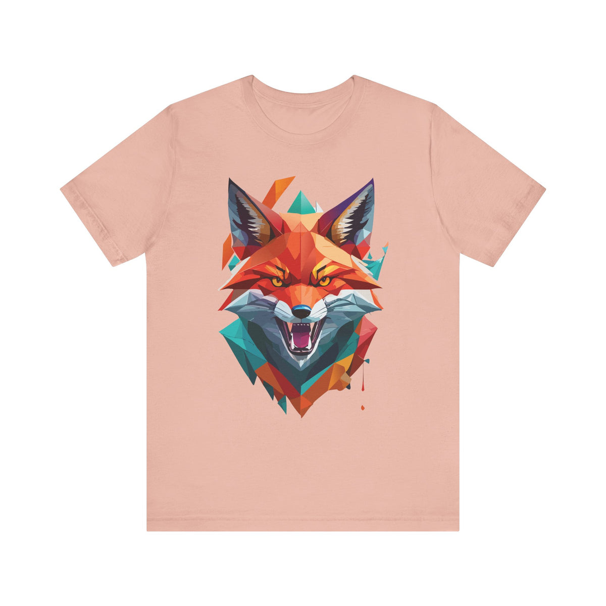 Wild Animals  Graphic Unisex Cotton Bella+Canvas Tee with Art Animal Design ab59