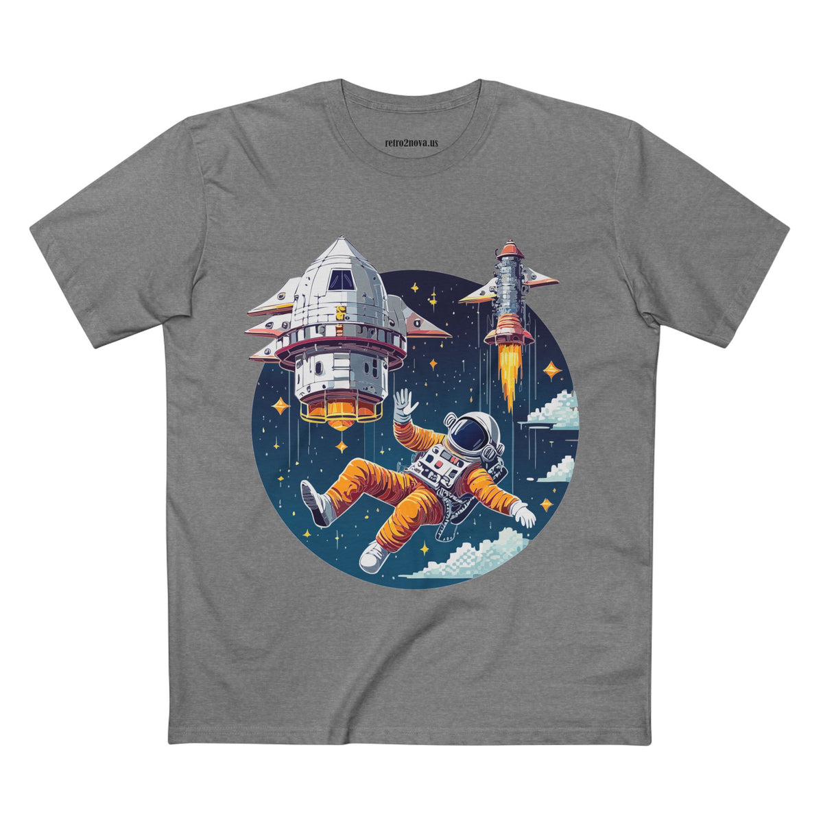 Cosmos Astronaut Graphic Tee Staple Unisex 100 Cotton Tee Shirt - CS-4
