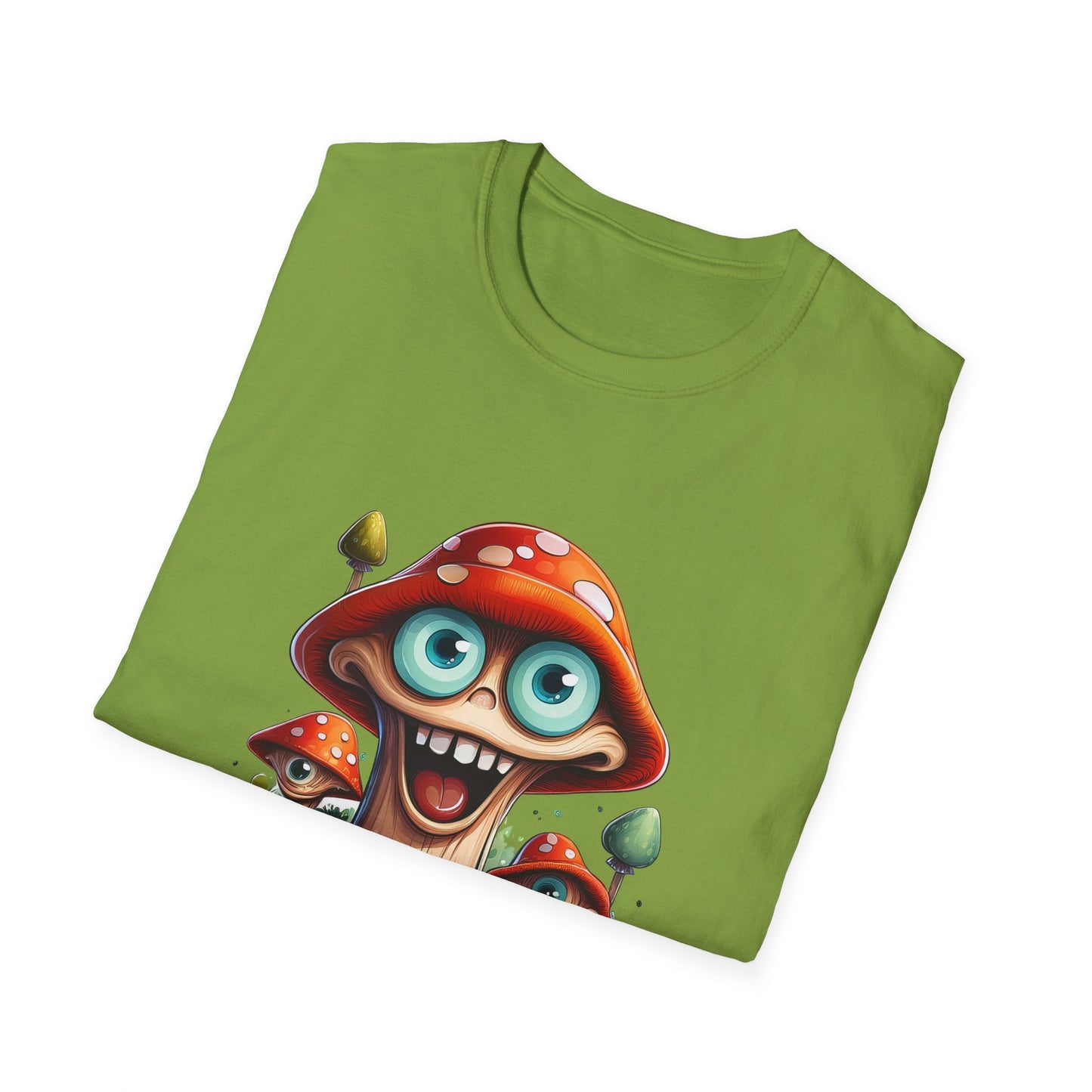 Mashroom Tee Shirt Unisex Funny Mushroom Design Softstyle Tee One Hundred Percent Ring Spun Cotton