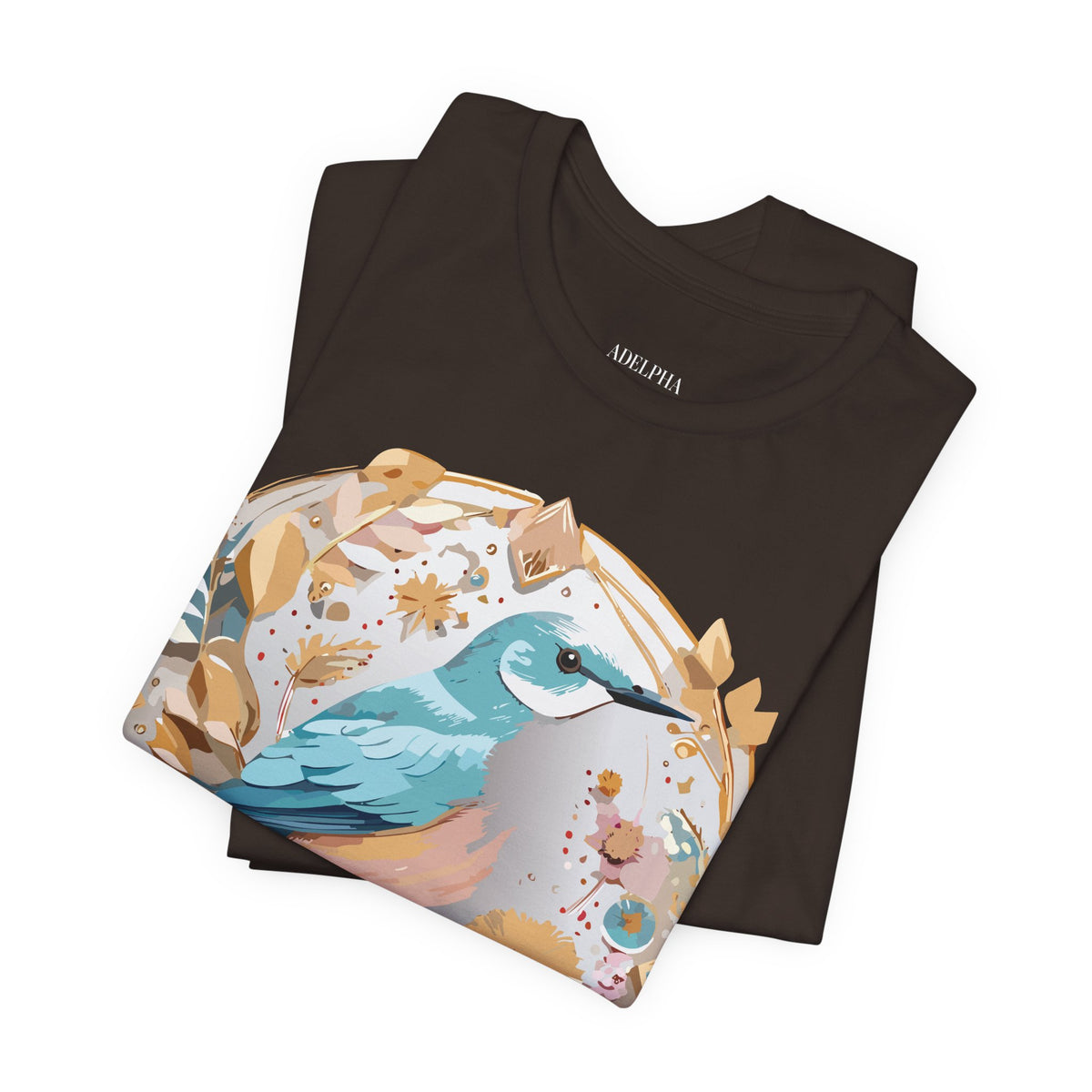 Medallion Graphic Unisex Cotton Bella+Canvas Tee with Art Design d84