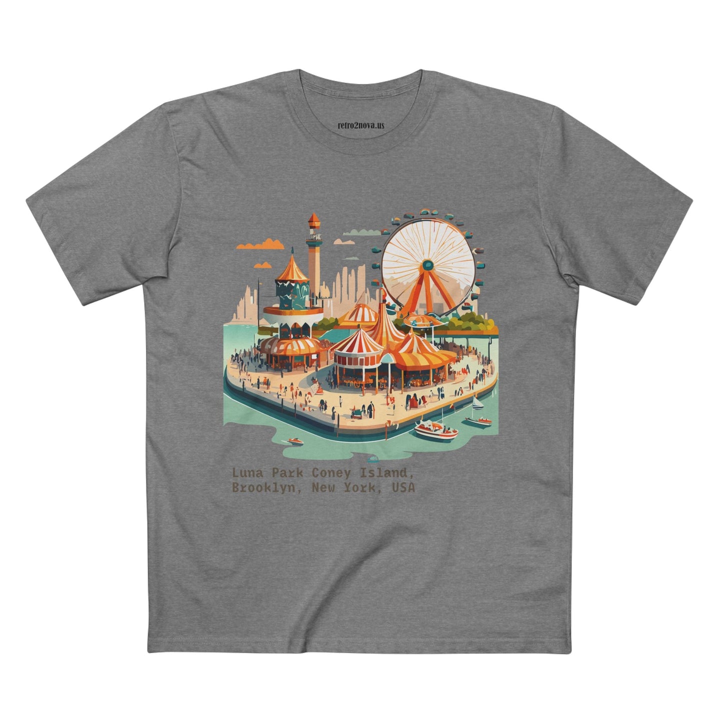 Travel Shirt Tourist Shirt Brooklyn Shirt Unisex Premium Cotton Tee By Retro2Nova TT16