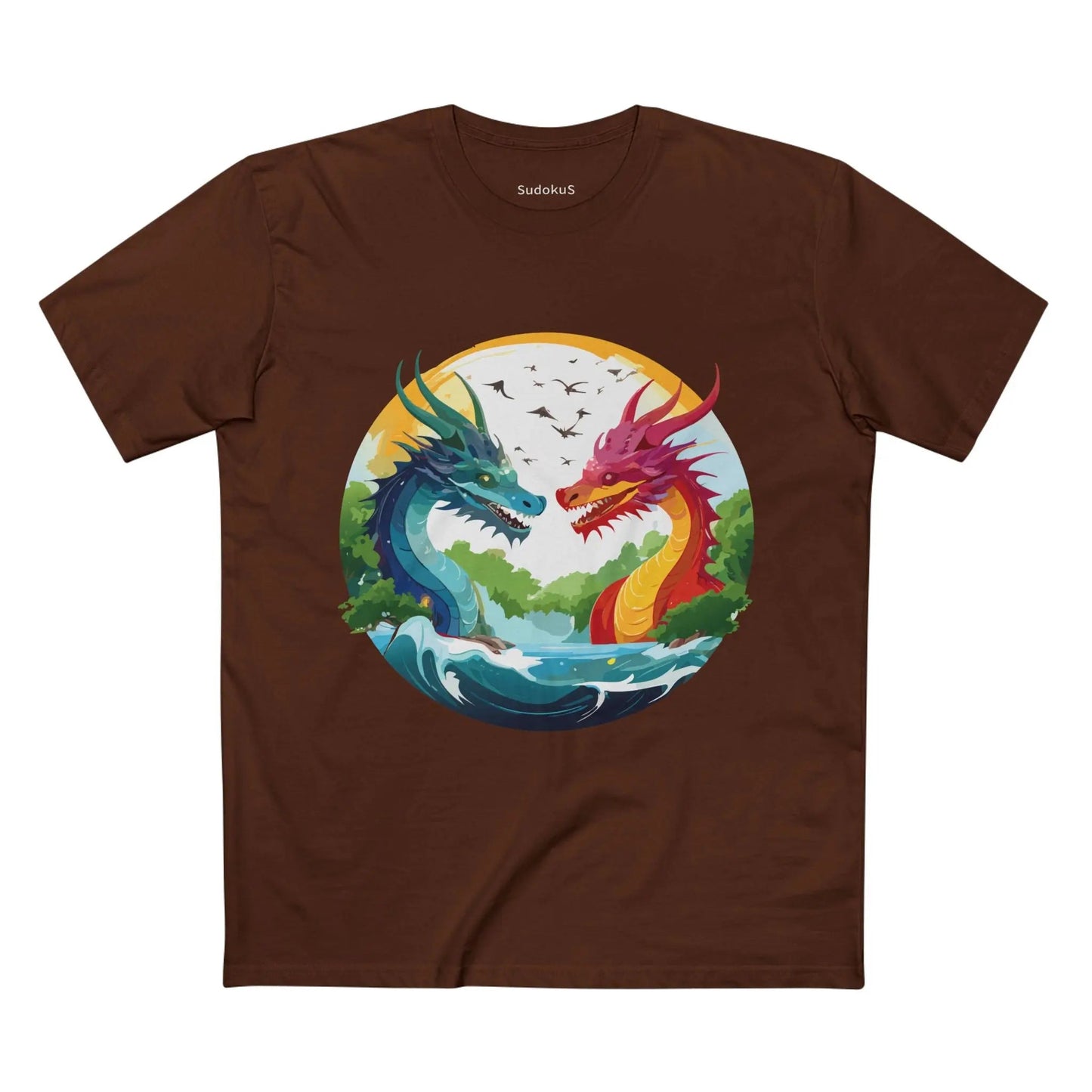 Dragon Graphic Unisex 100 Cotton Staple Tee 18