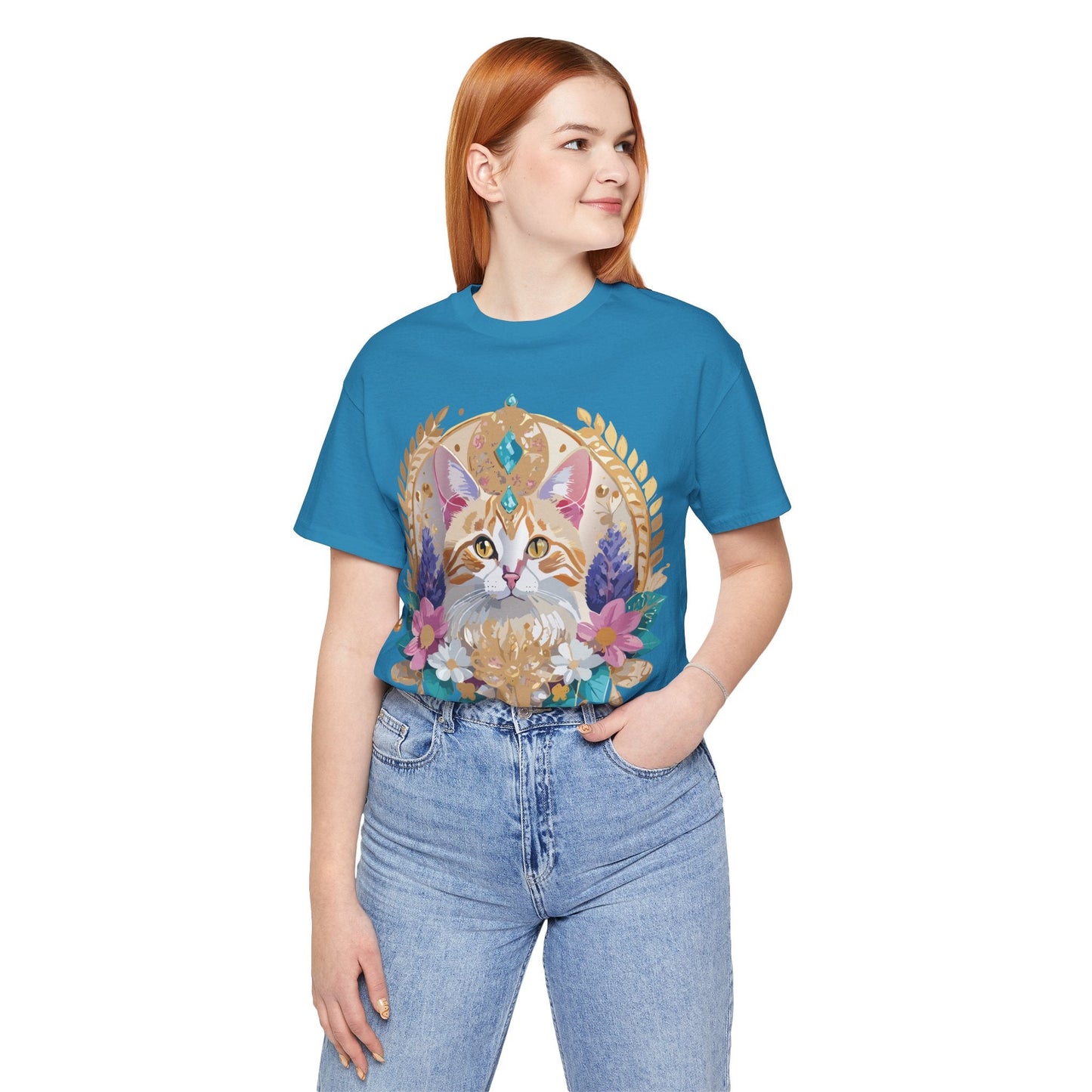Medallion Graphic Unisex 100 Cotton Vintage Animal Medal Artwork Tee 10