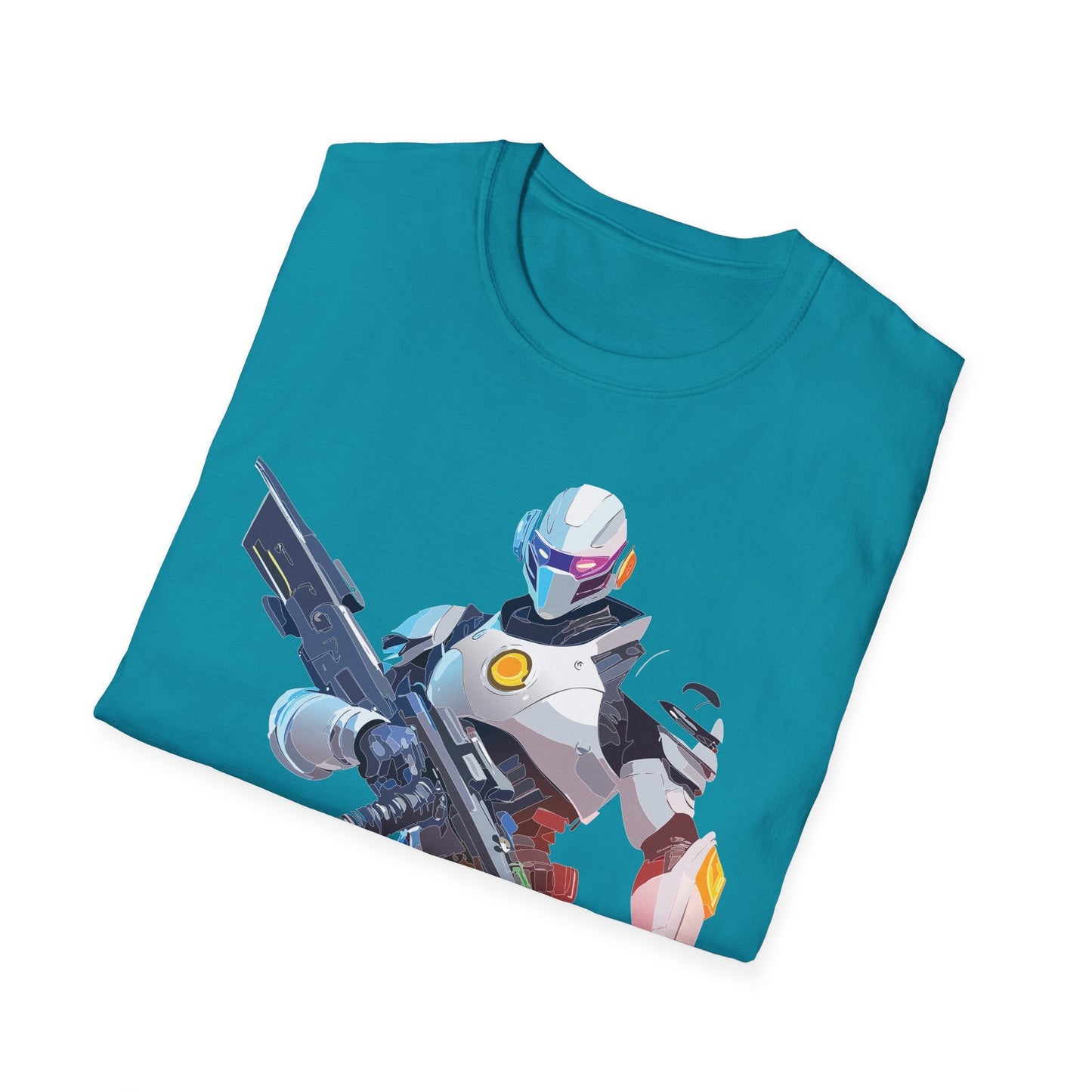 Unisex Robocop T Shirt Graphic With Classic Robocop Design Softstyle 100 Cotton Tee