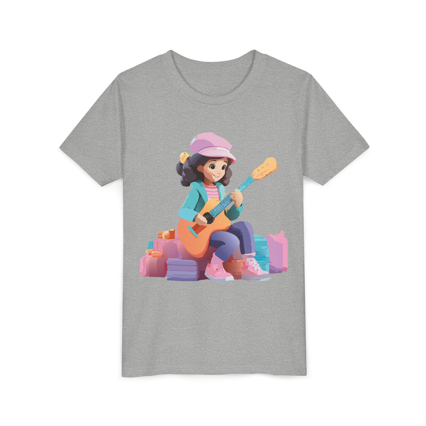 Camiseta gráfica de músico juvenil: perfecta para pequeños artistas y amantes de la música (de 9 a 14 años)