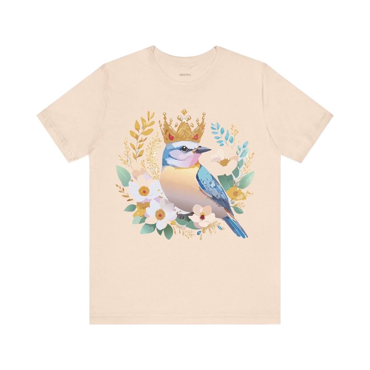 Medallion Graphic Unisex Cotton Bella+Canvas Tee with Art Design d43