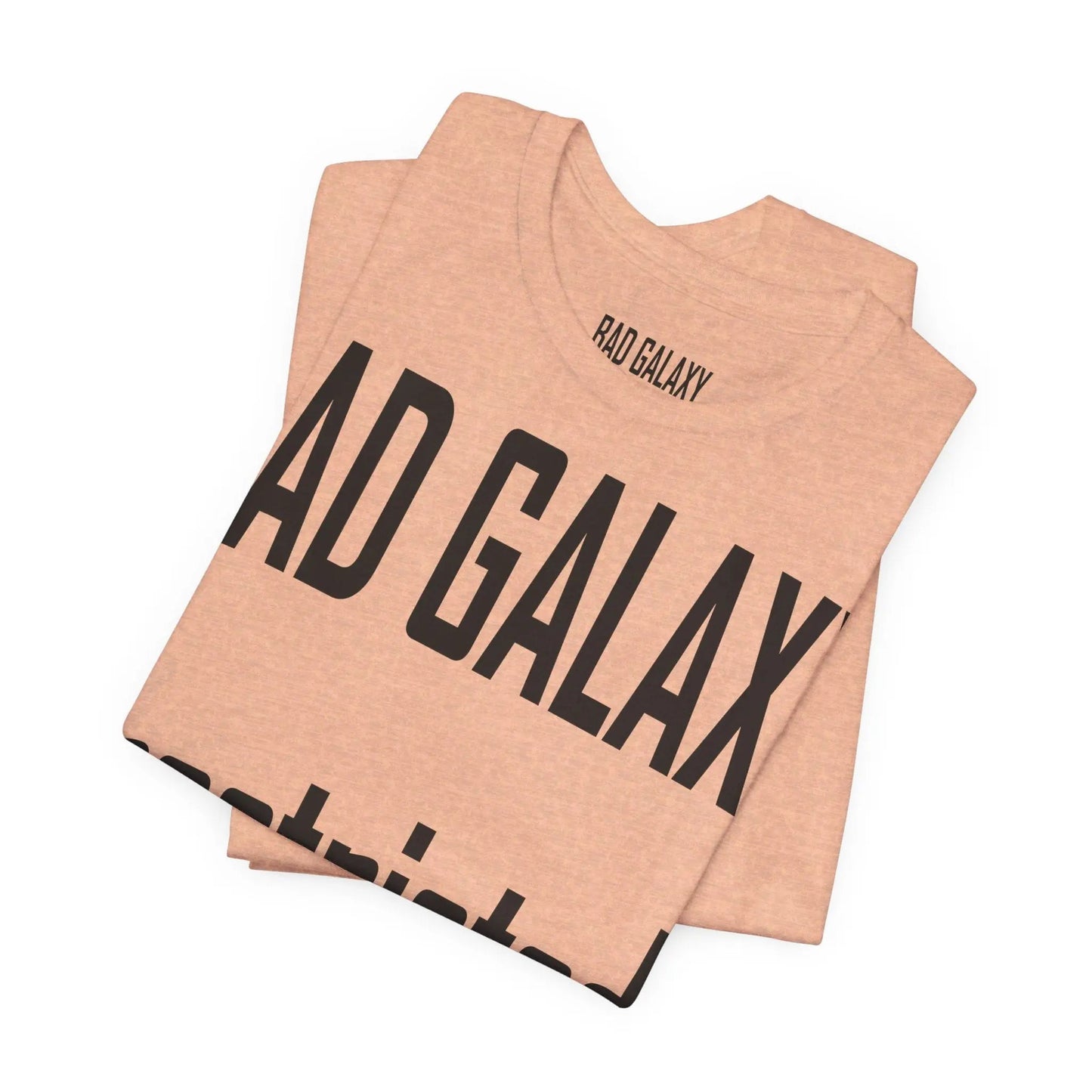 Bad Galaxy Tee Shirt With Red Stamp 100 Percent Cotton Made In USA Eco Friendly Inks