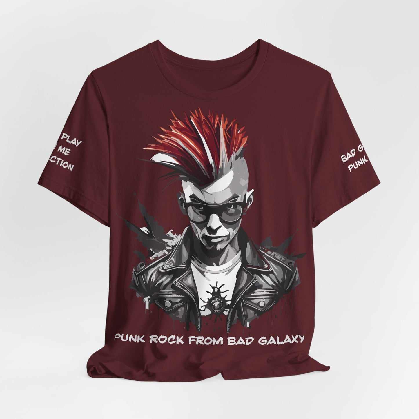 Punk Rock Tee Shirt Made To Order In USA With 100 Percent Cotton And Eco Friendly Inks