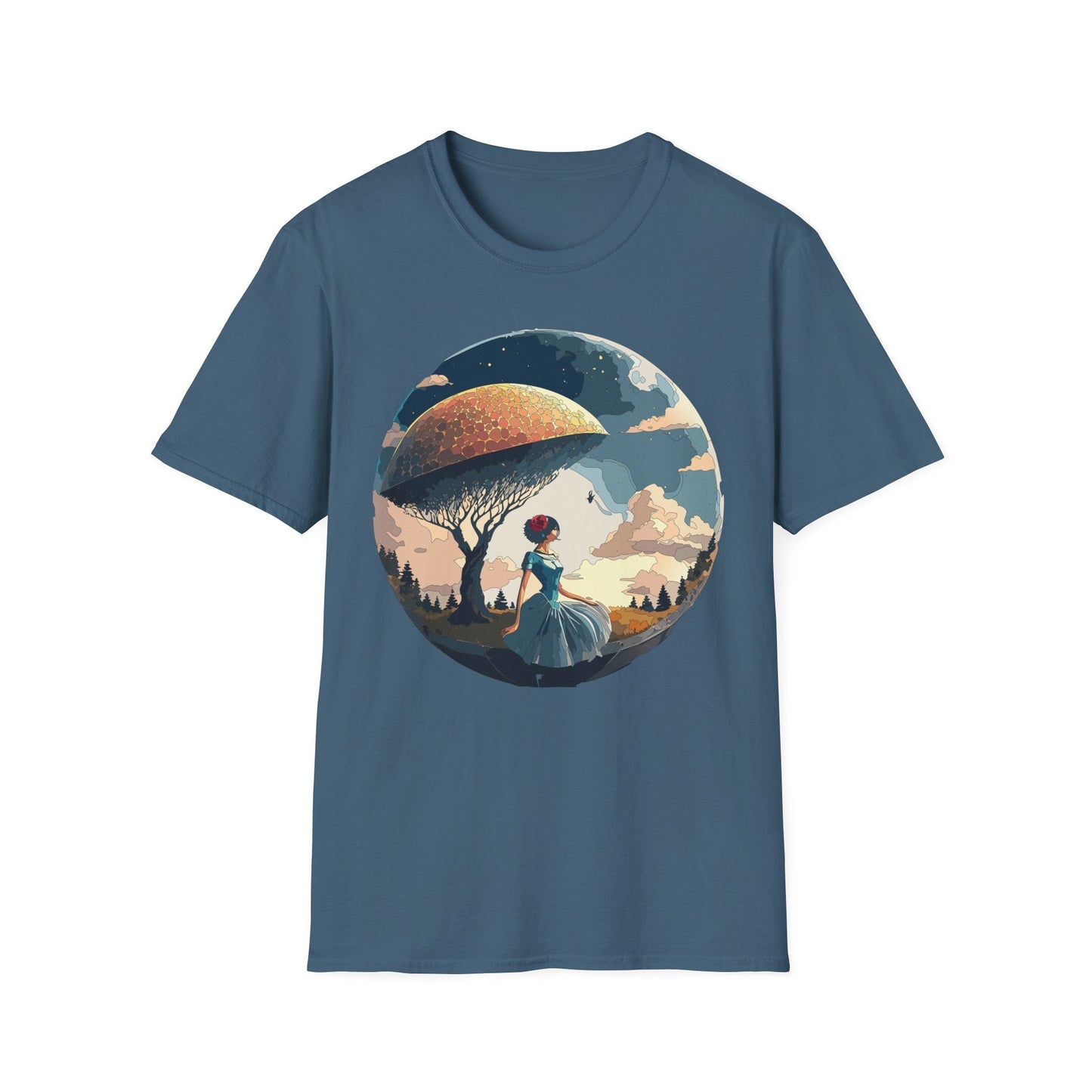 Womens Ladies Graphic T Shirts Art Design Shirt Gildan Softstyle 64000 Unisex Tee