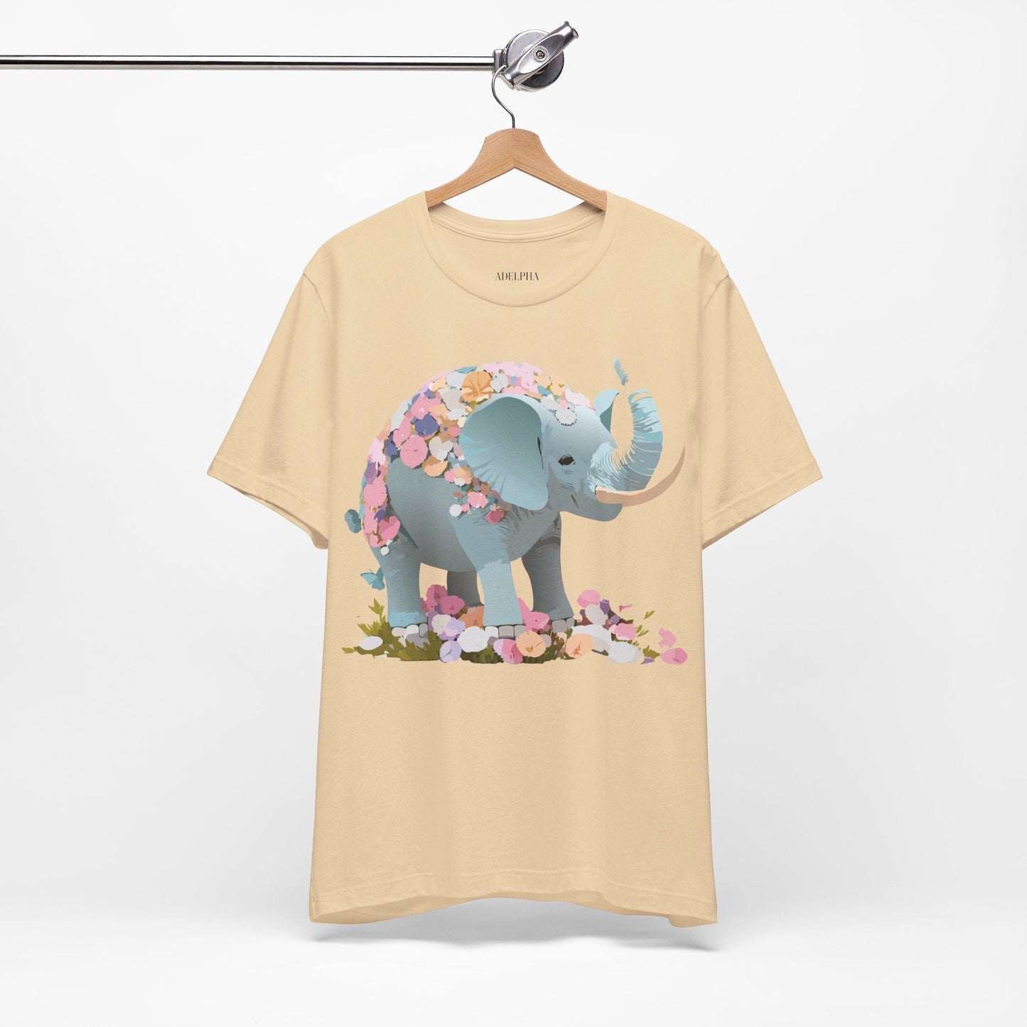Elephant Graphic T Shirt From Adelpha Unisex Jersey Short Sleeve Vintage Inspired Art Design Tee