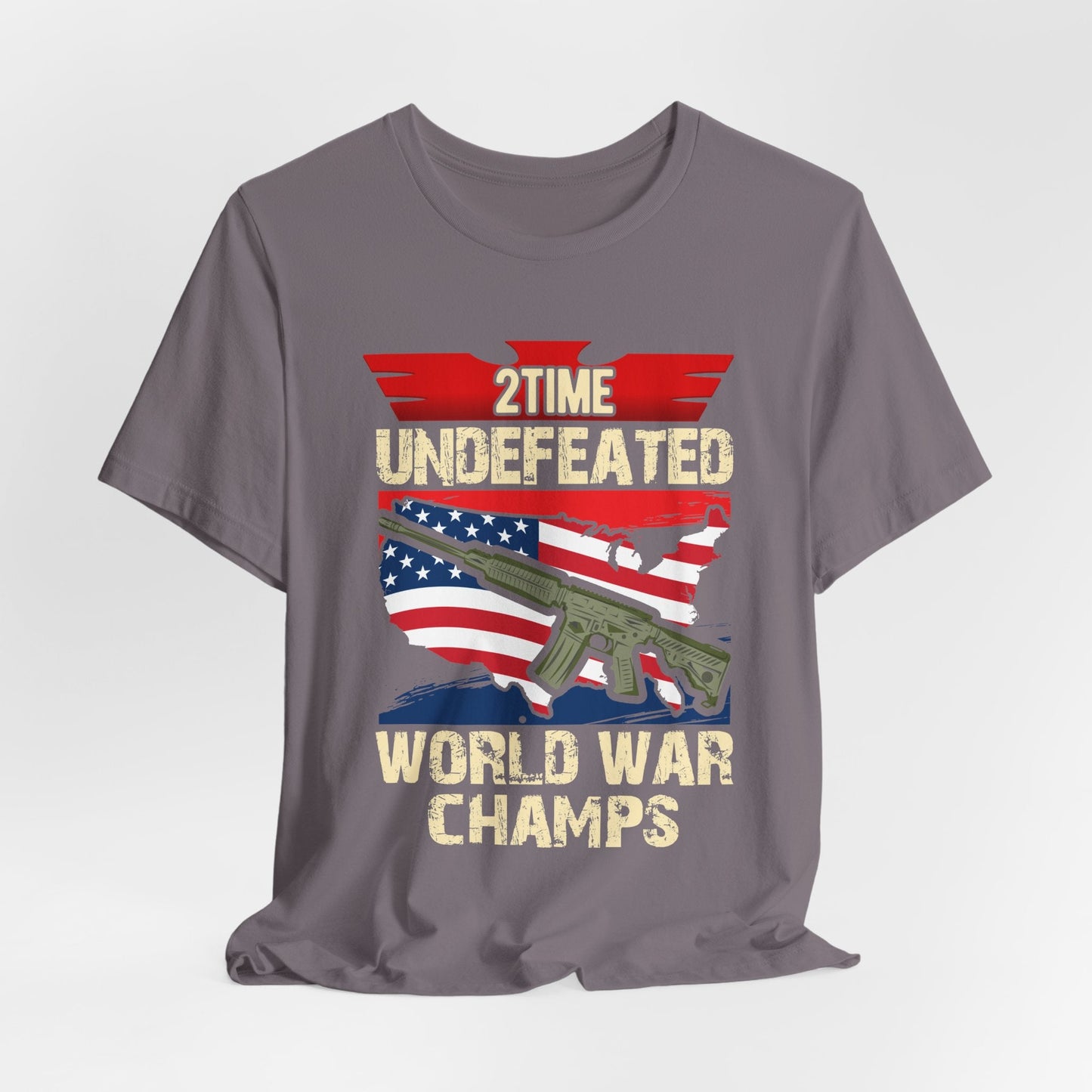Army Veteran Patriotic Graphic Design Unisex Cotton T-Shirt v15