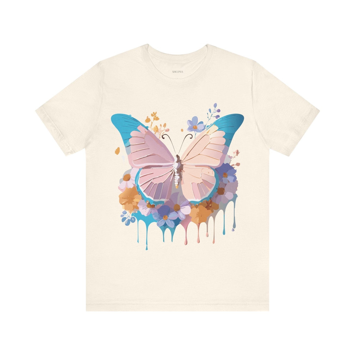 Butterfly Graphic Tee Vintage Inspired Adelpha Unisex Jersey Short Sleeve