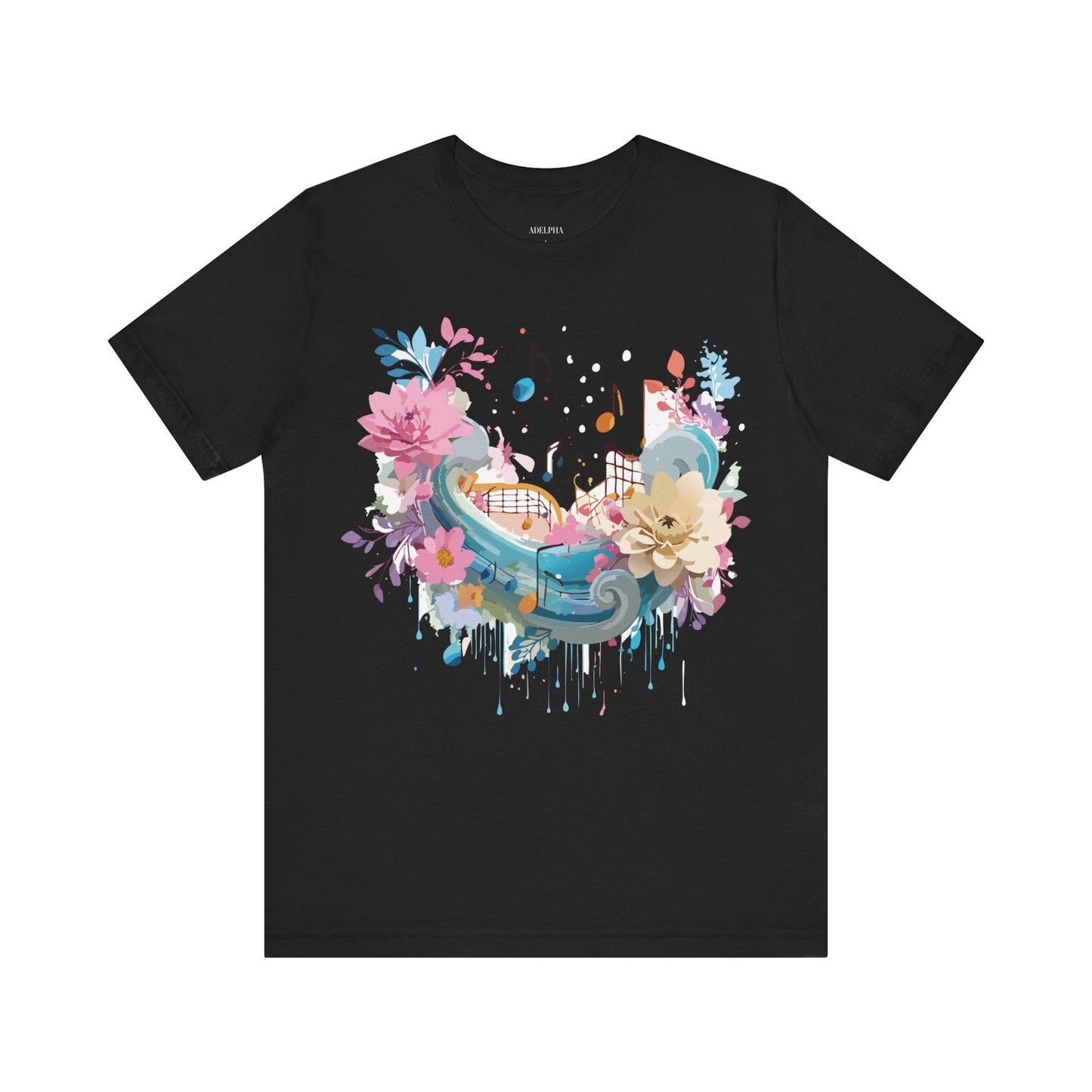 Adelpha Graphic Tee Unisex Jersey Short Sleeve Art Design Vintage Inspired Music T Shirt