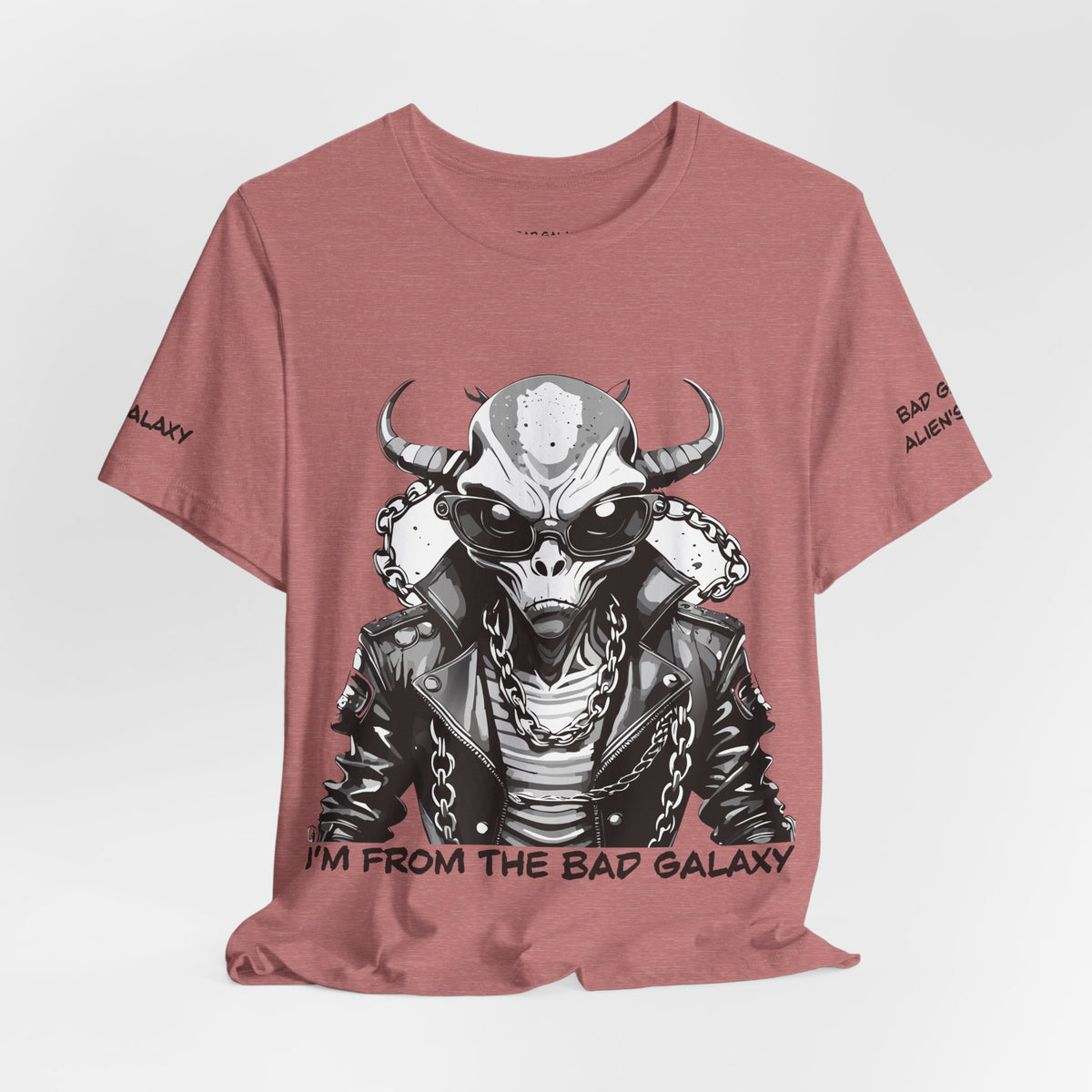 Alien Graphic Unisex Cotton Bella+Canvas Tee with Art Design b62