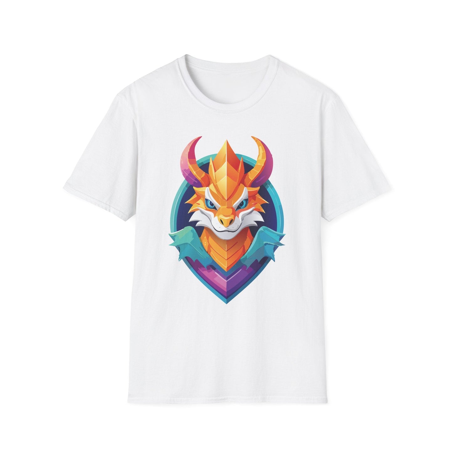Dragon T Shirt Unisex Gildan Softstyle 64000 Comfortable Cotton Tee With Animal Design