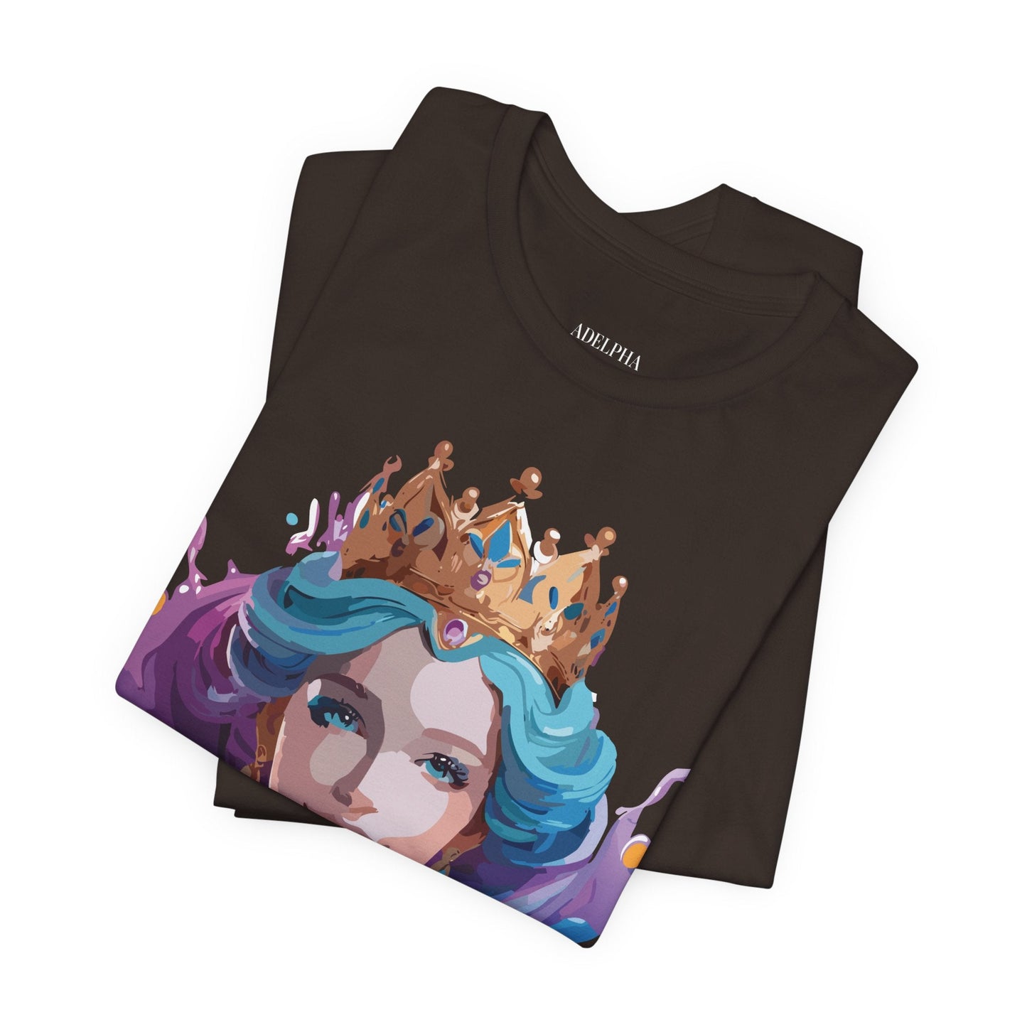 Queen Woman Portrait Graphic Unisex 100 Cotton Vintage Artwork Tee 1