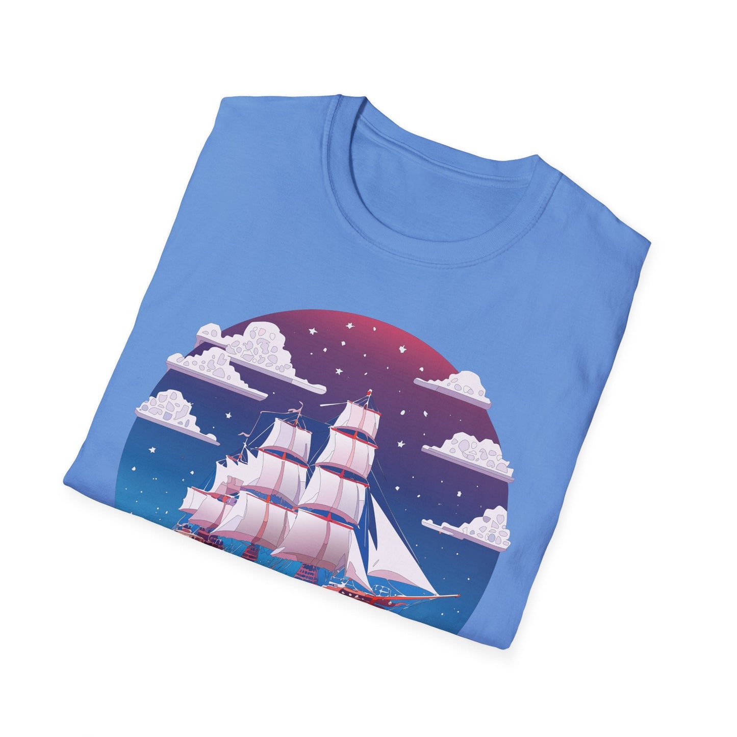 Ship T Shirt Frigate T Shirt Vessel Tee Shirt Unisex Softstyle 100 Percent Ring Spun Cotton