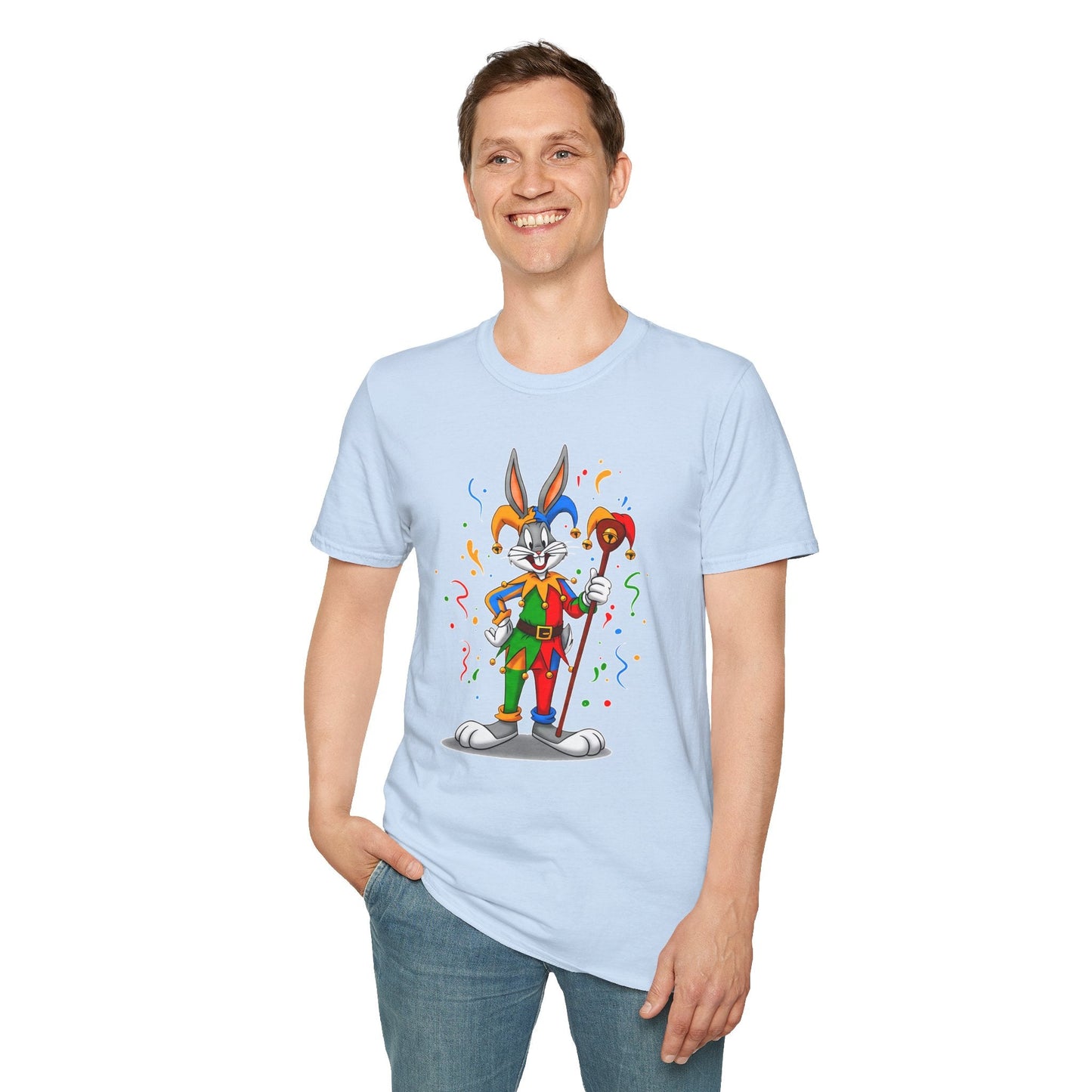 Bugs Bunny Shirt Unisex Short Sleeve T Shirt Cartoon On T Shirt Animation Tee Gildan Softstyle 64000