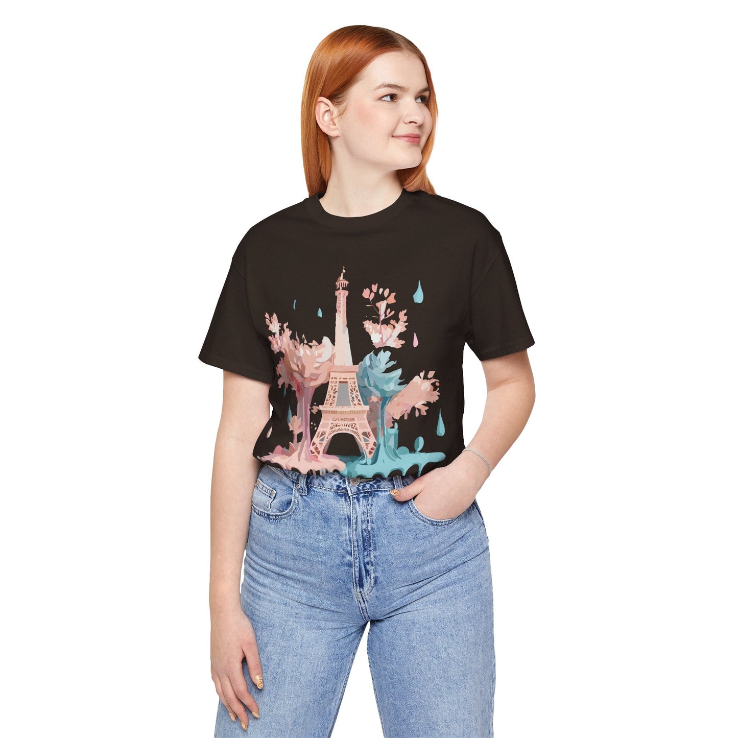 Unisex Paris Graphic Tee By Adelpha Vintage Inspired Tourist Shirt Short Sleeve Collection