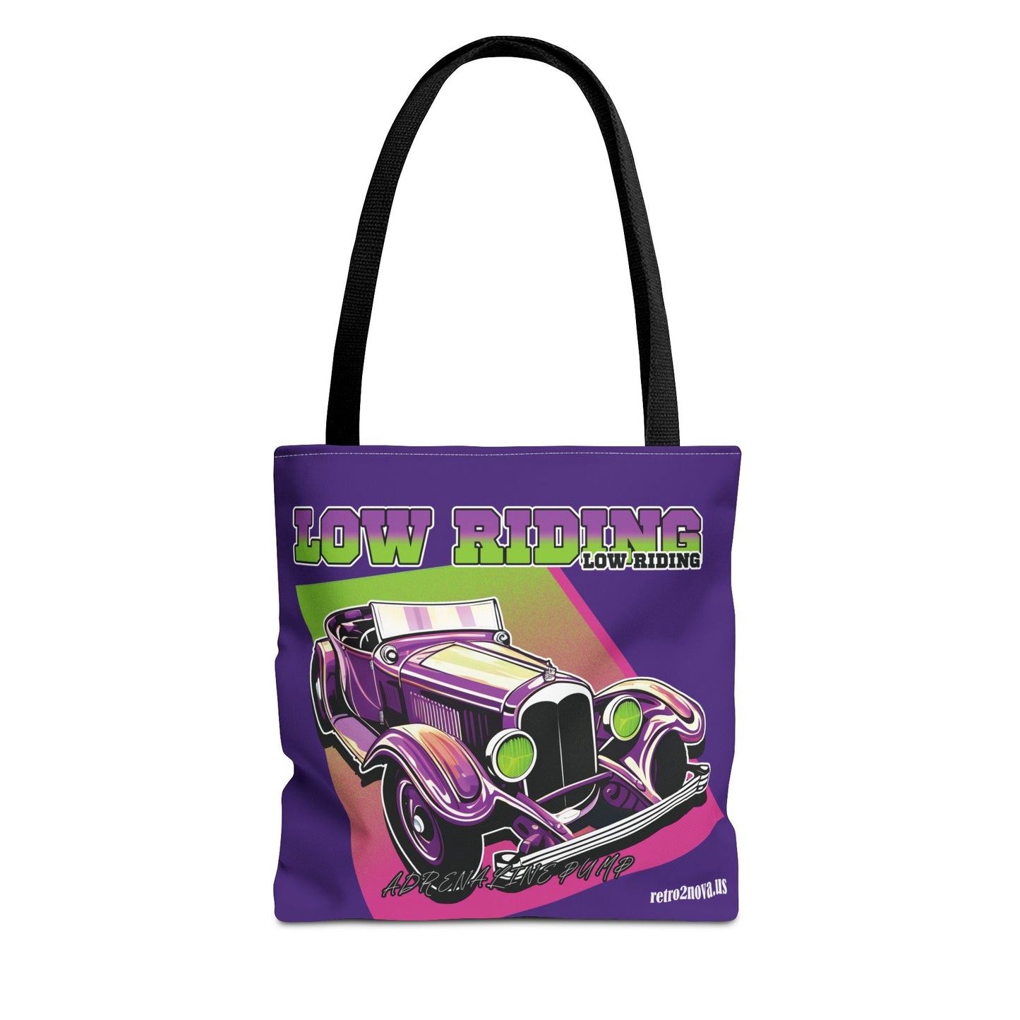 Canvas Tote Bag Classic Vintage Car Design Durable Everyday Carry For Work And Travel