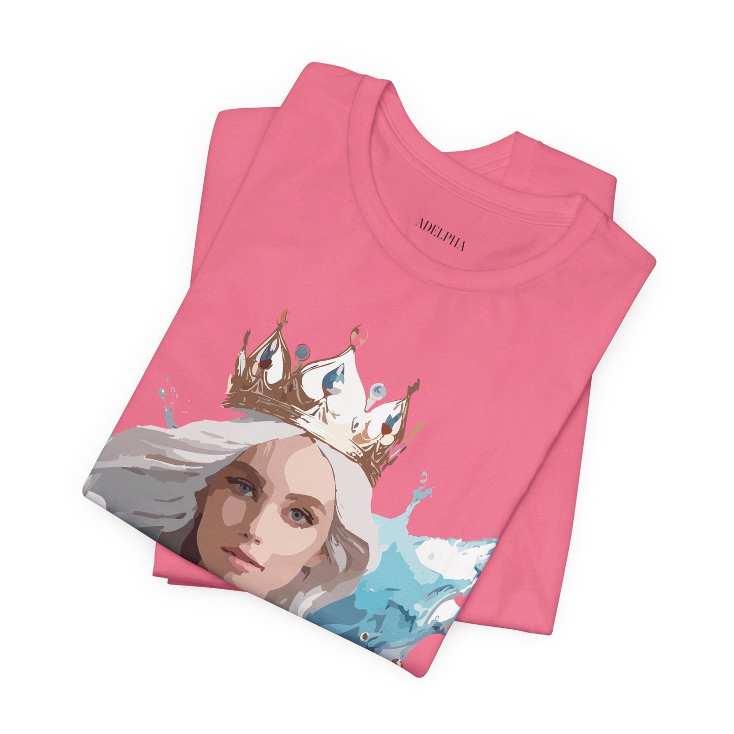 Queen Graphic T Shirt By Adelpha Unisex Jersey Short Sleeve Vintage Inspired Art Tee