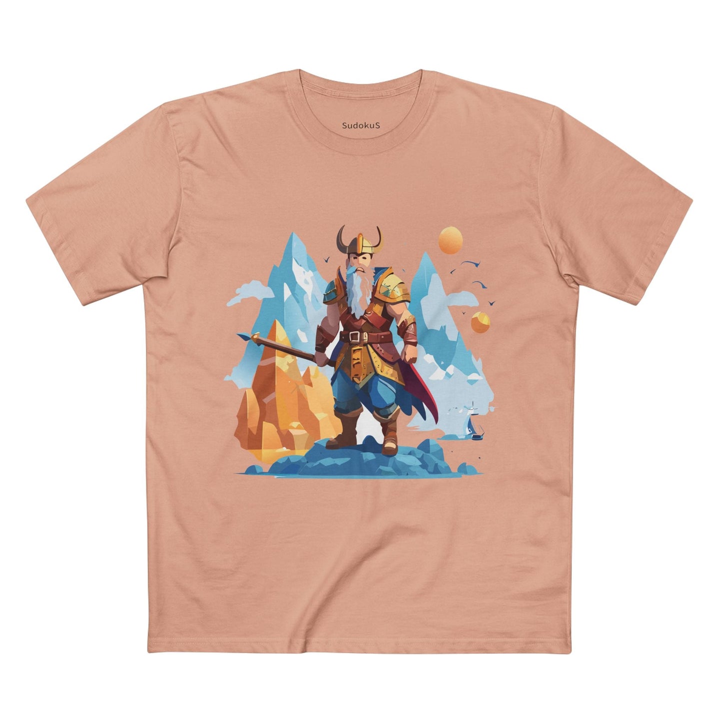 Viking Graphic Unisex 100 Cotton Staple Tee 5