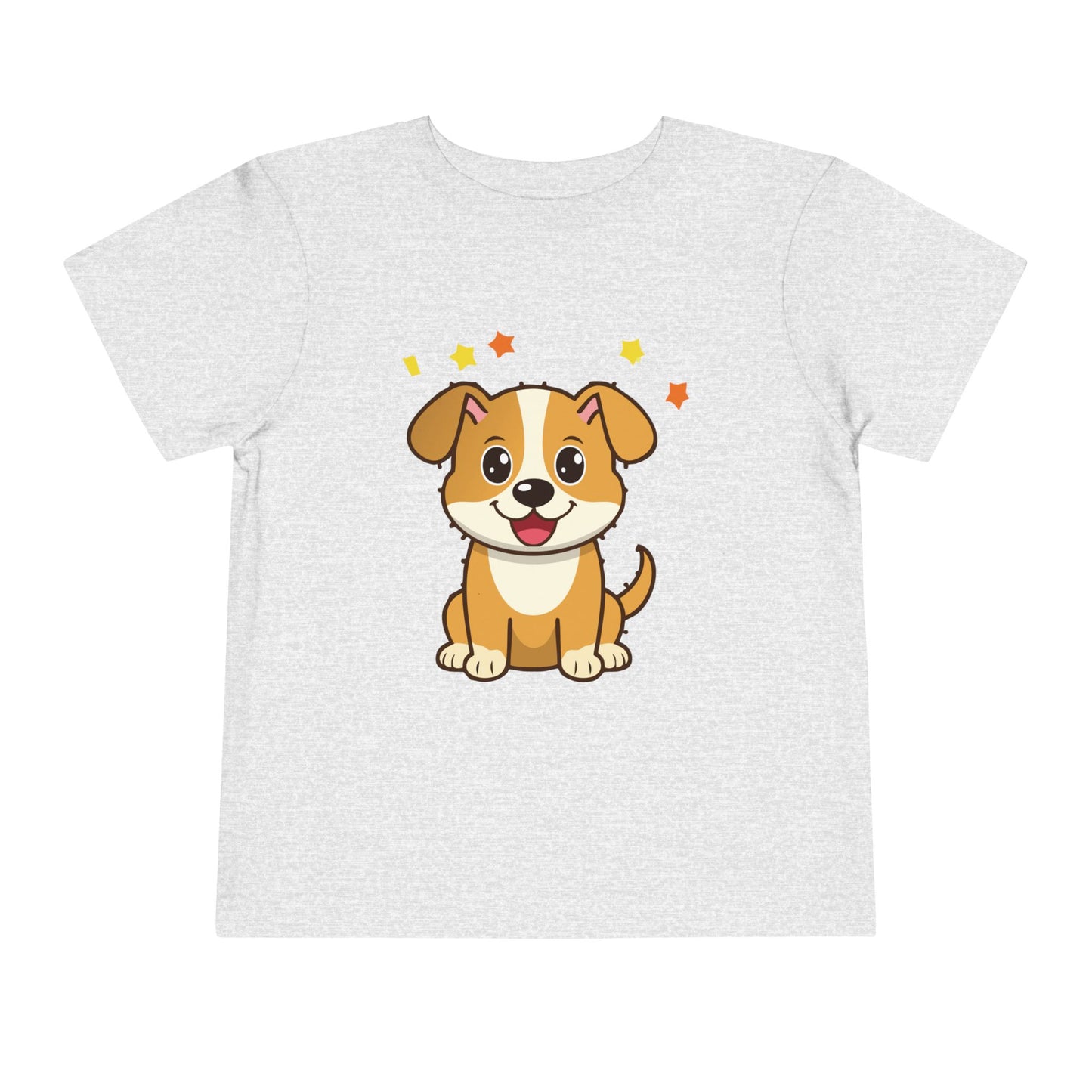 Bonita camiseta de manga corta para niños pequeños con diseño de cachorro: regalo adorable para amantes de las mascotas (2 a 5 años)