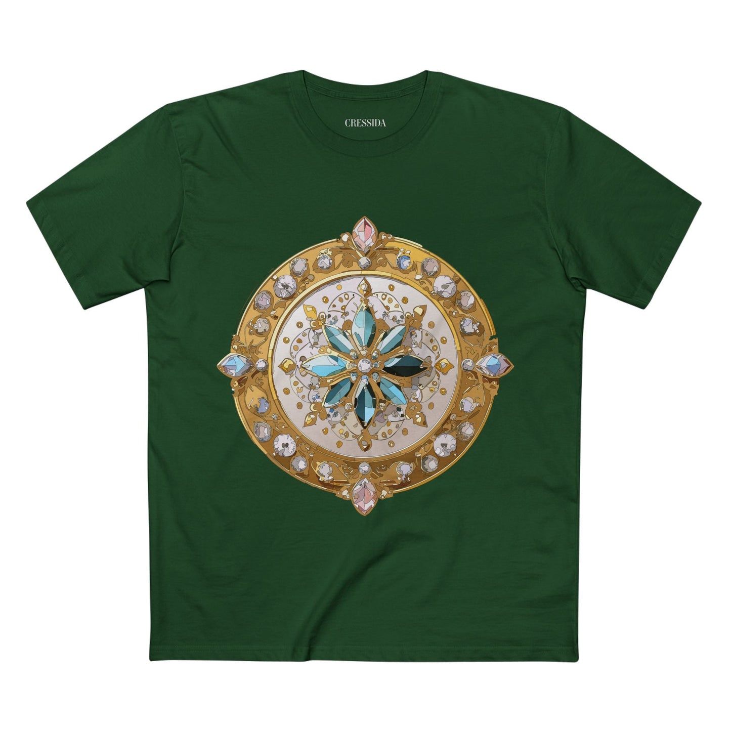 Medallion Graphic T-Shirt Unisex 100 Cotton With Gold Art Design Medal Tee 10
