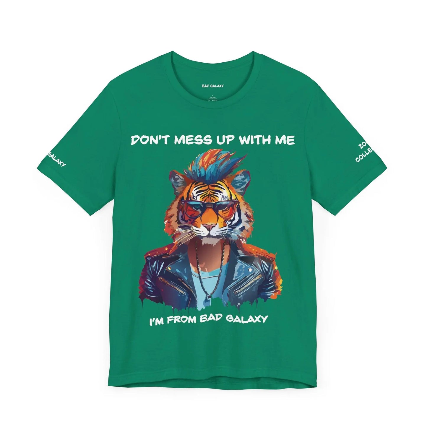 Animal T Shirt Bad Galaxy Made To Order Cotton Tee With Eco Friendly Inks Free Shipping USA
