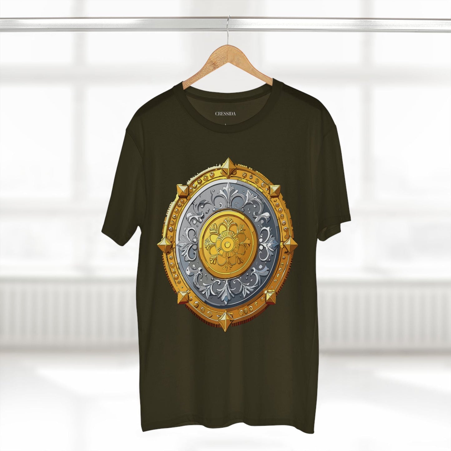 Antique Gold Coin Graphic Design T-Shirt Unisex 100 Cotton With Golden Print Artwork Tee 22