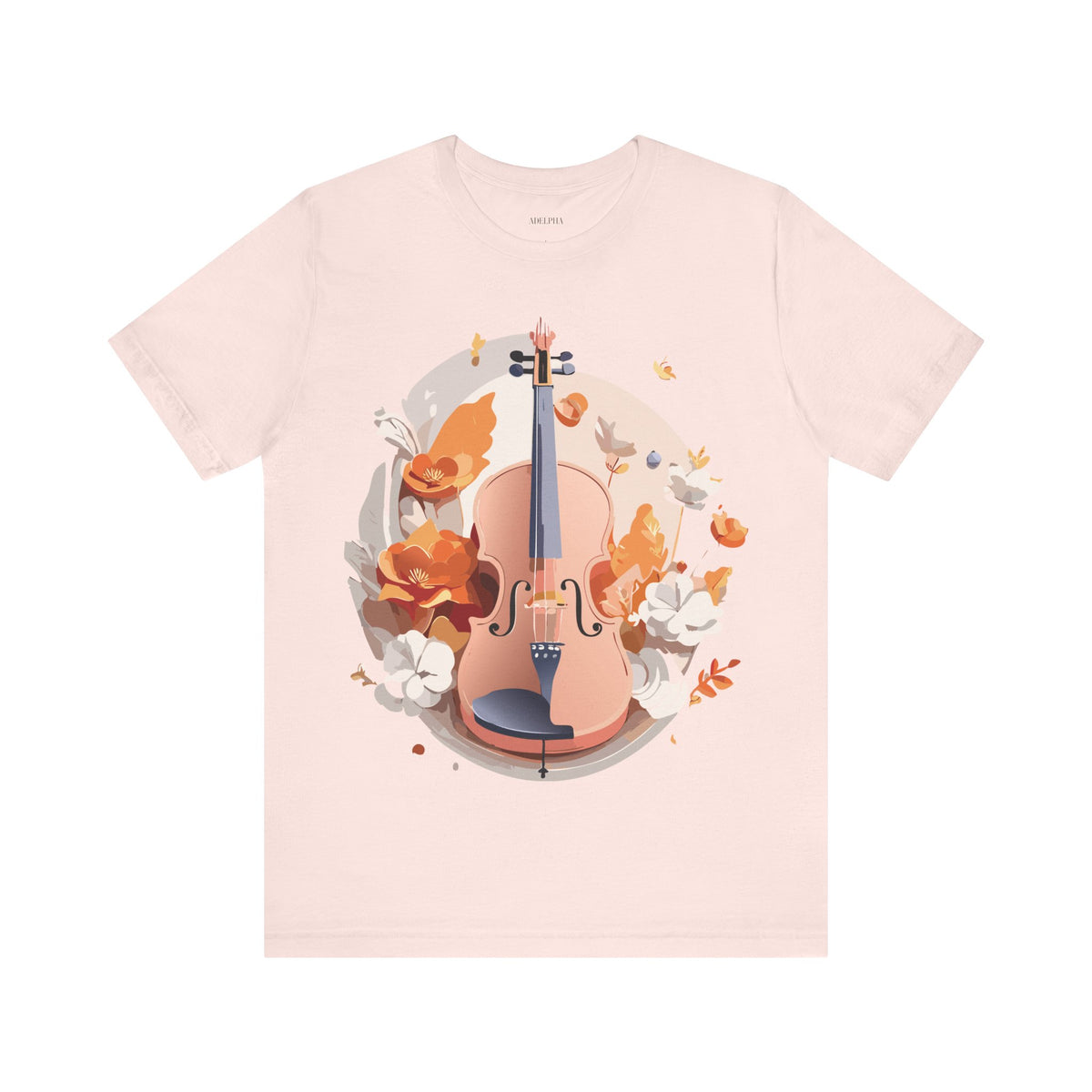 Music Graphic Unisex Cotton Bella+Canvas Tee with Art Design m173