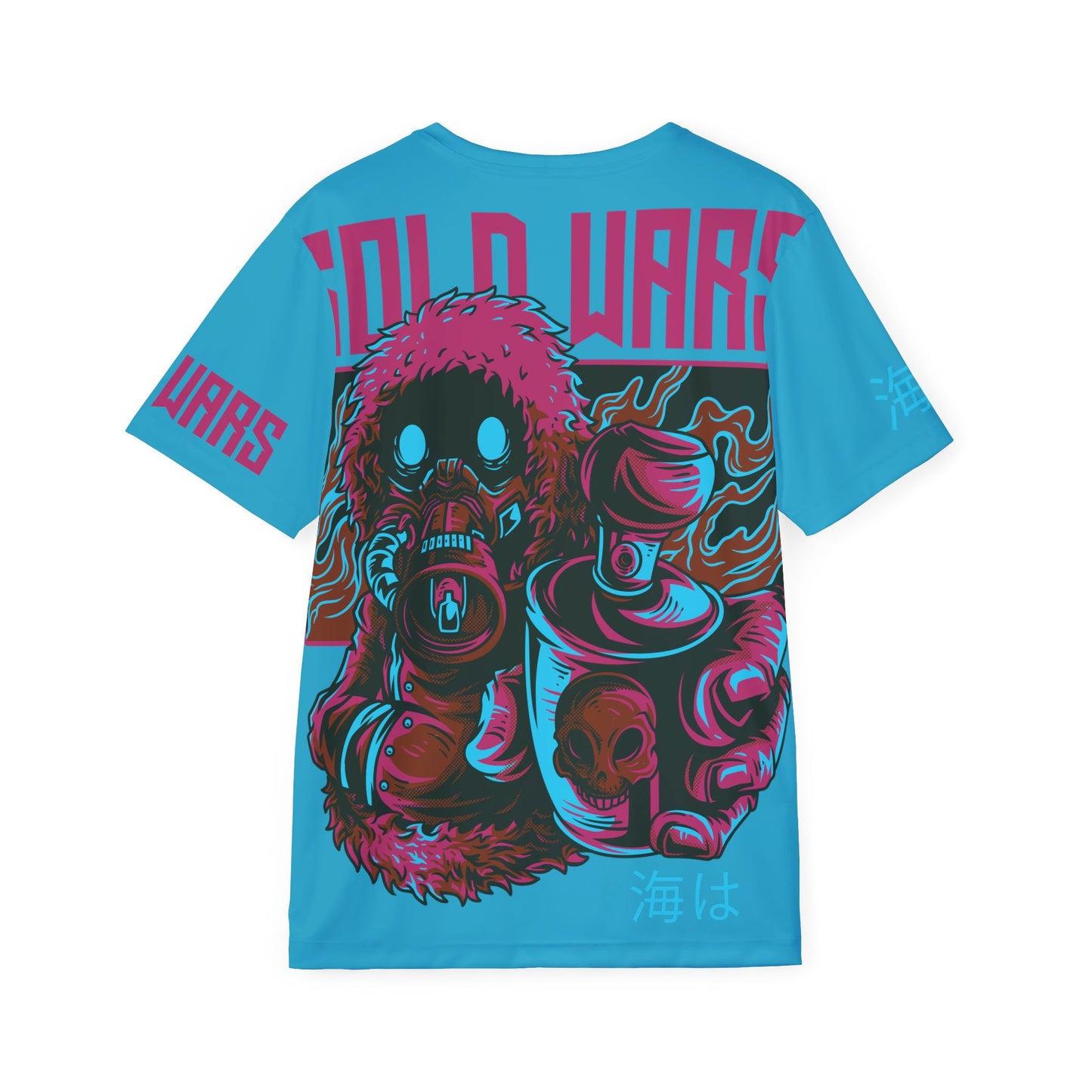 56-Be Fun Graphic T-Shirt, Art Design Poly Shirt, All Over Print Graphic Tee, Monsters T-Shirt, Cartoon Tees