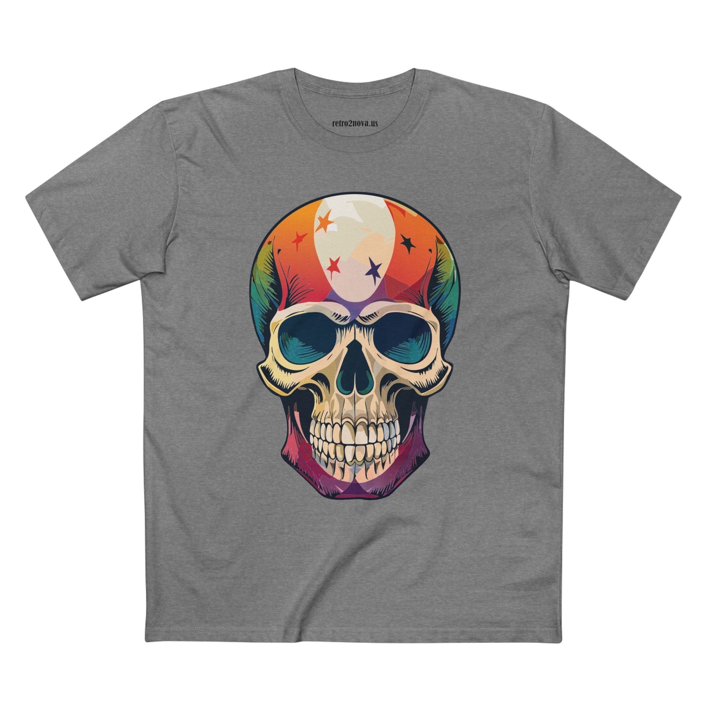 Skull And Skeleton Shirt Unisex Premium Cotton Staple Tee With Art Design Retro2Nova SS7